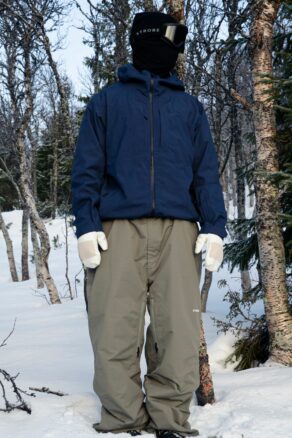 HRLY Pantalones de esquí Smoke Green - Unisex