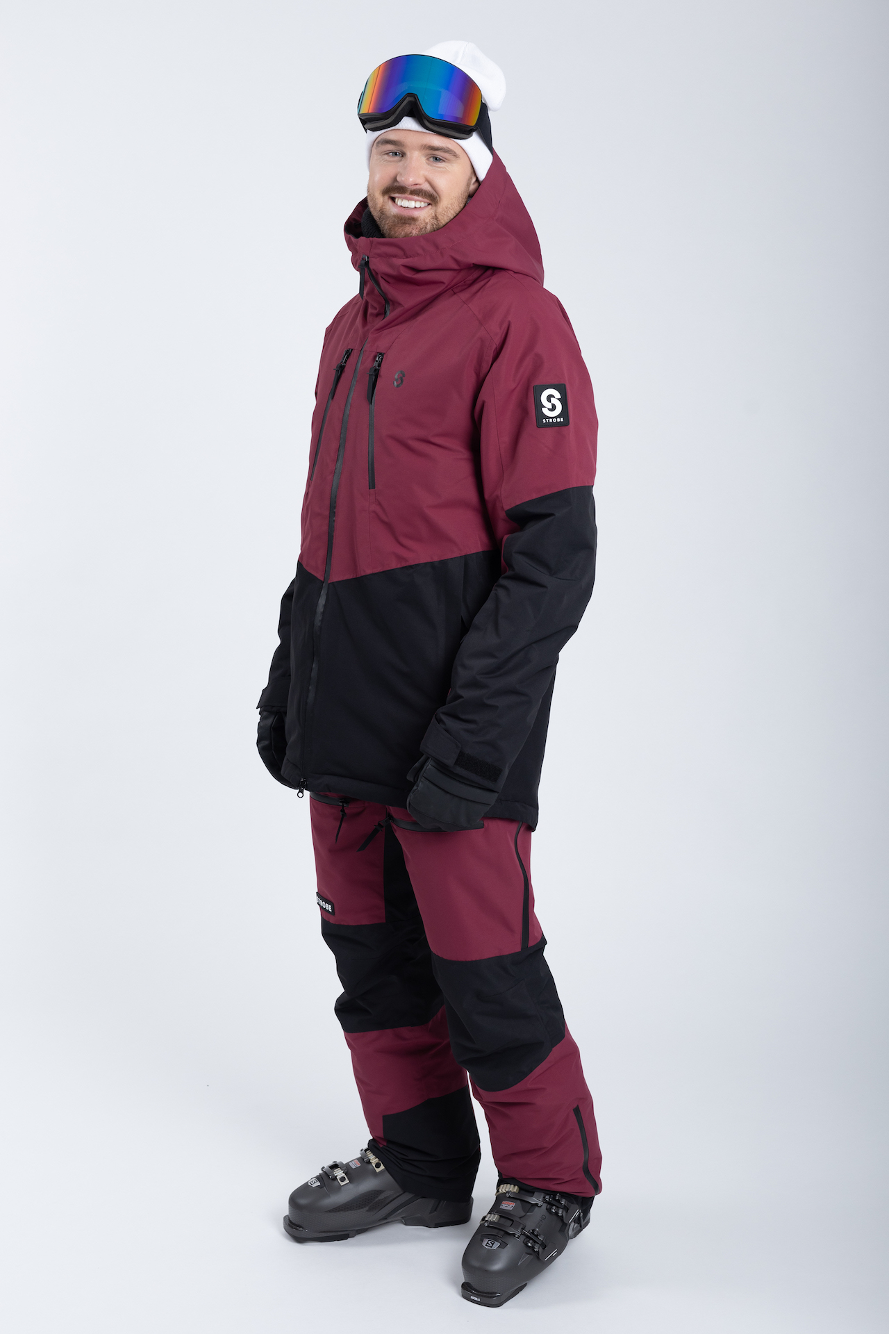 Lynx Skibroek Burgundy - Heren
