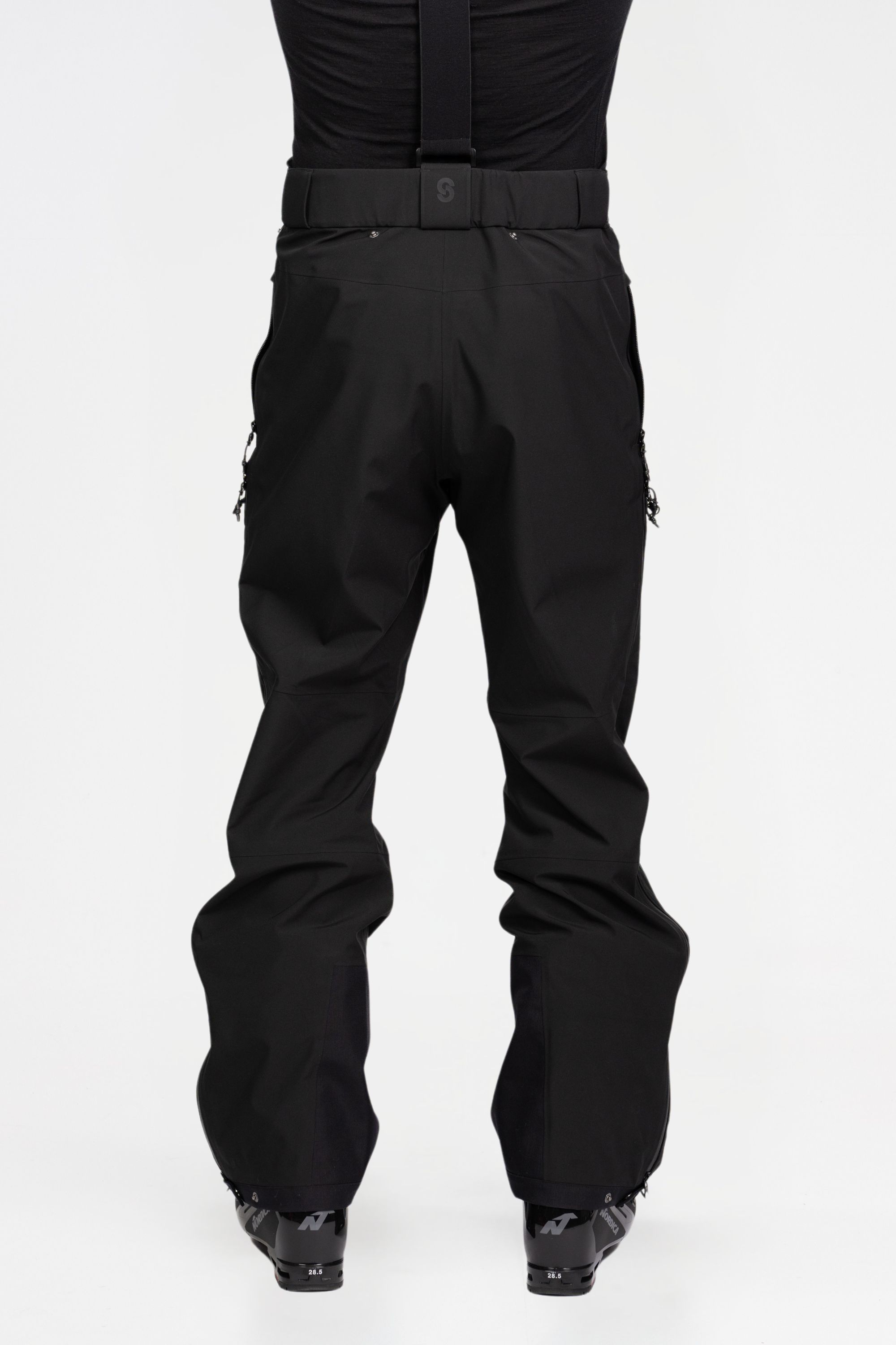 Gentian 3L Shellbroek - Black - Heren