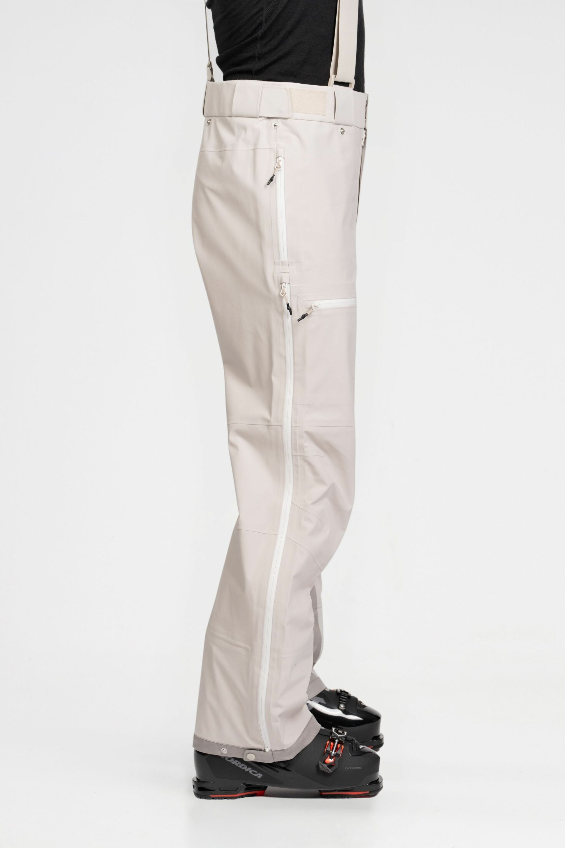 Gentian kolmikerroksiset kuorihousut - Chalk Beige - Miesten