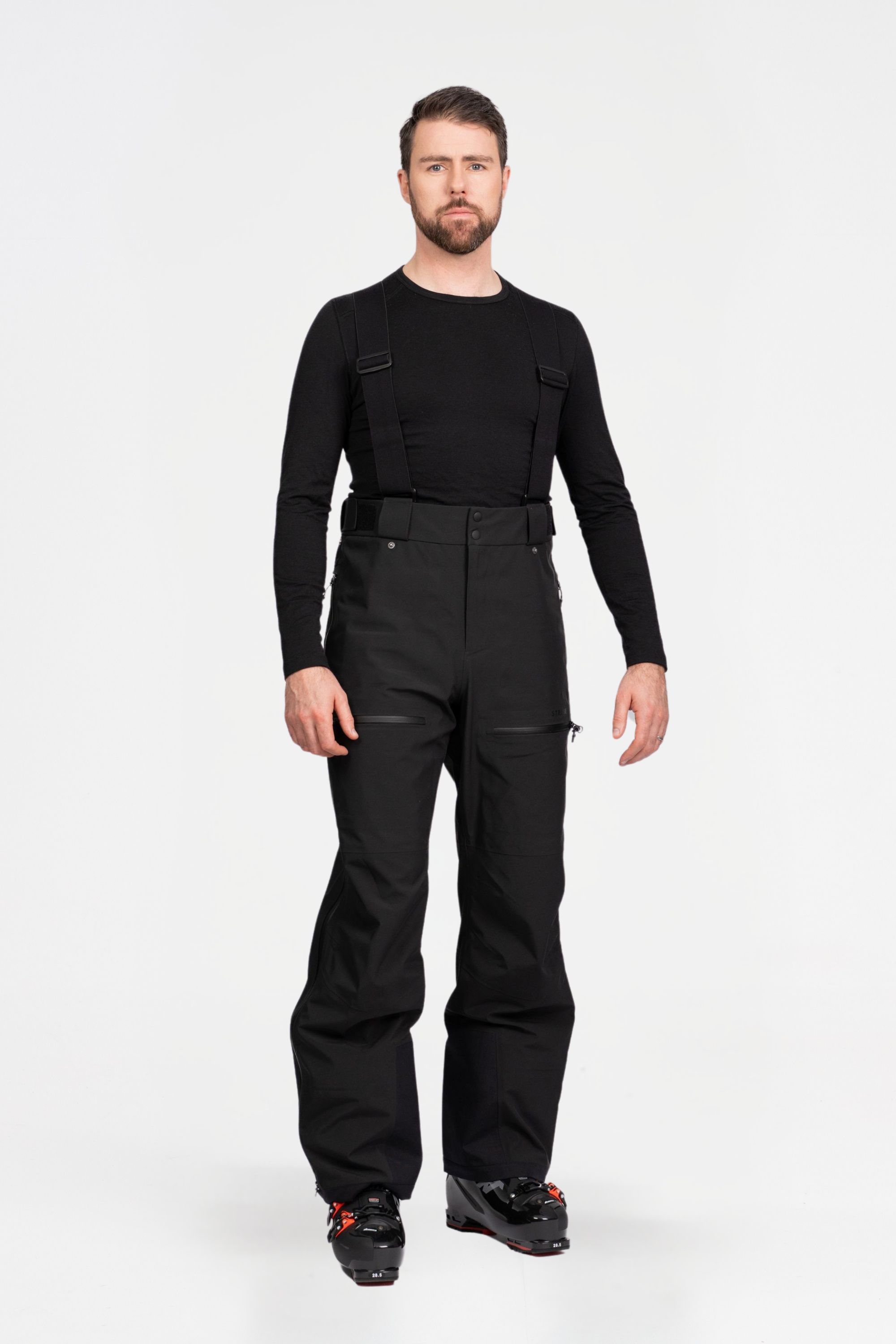 Gentian 3L Shellbroek - Black - Heren