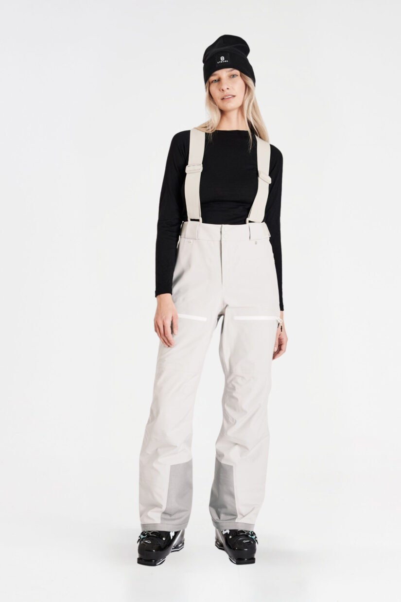 Gentian 3L Shell Pants - Chalk Beige - Women's