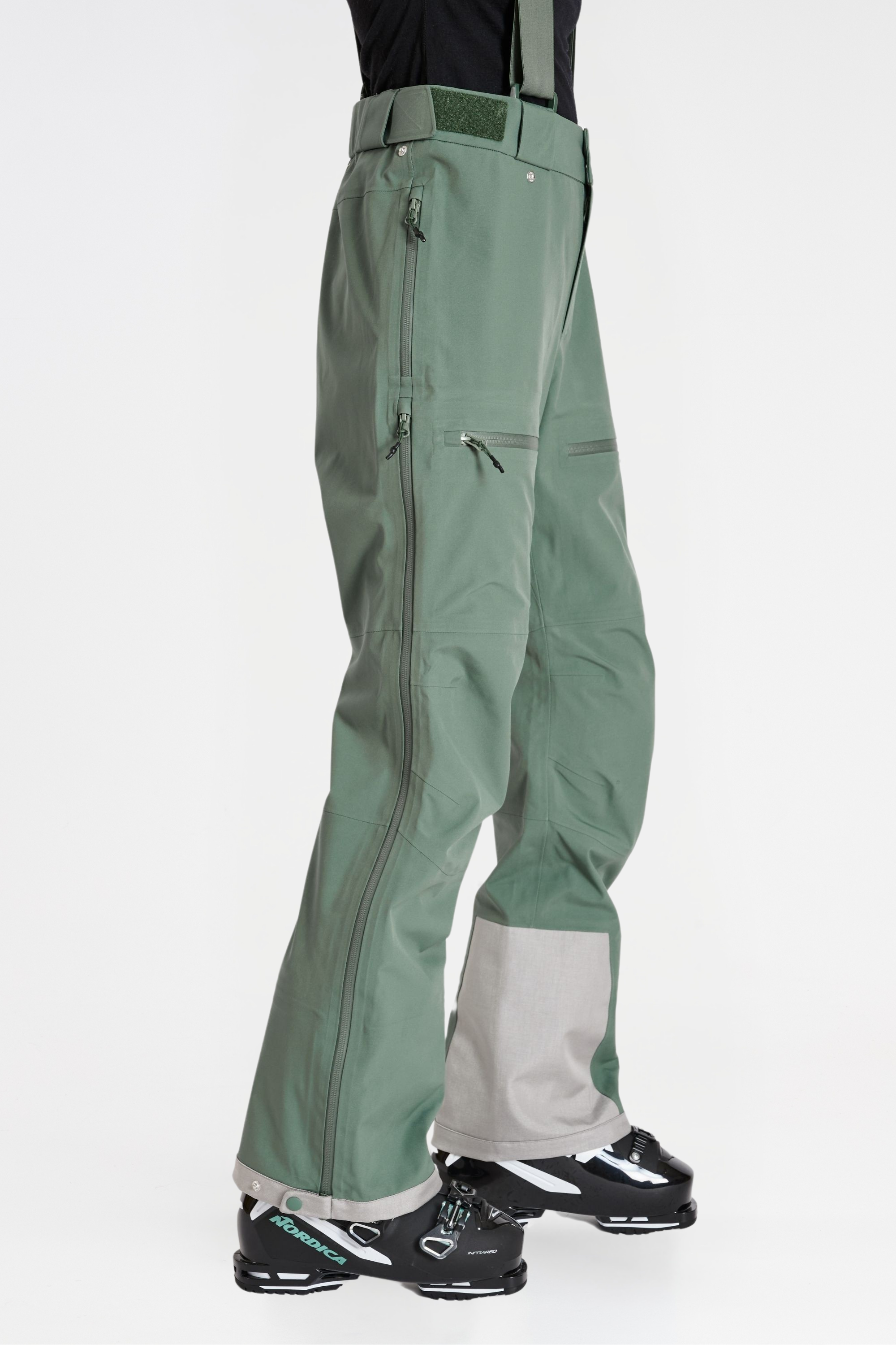 Gentian 3L Shellbroek - Duck Green - Dames