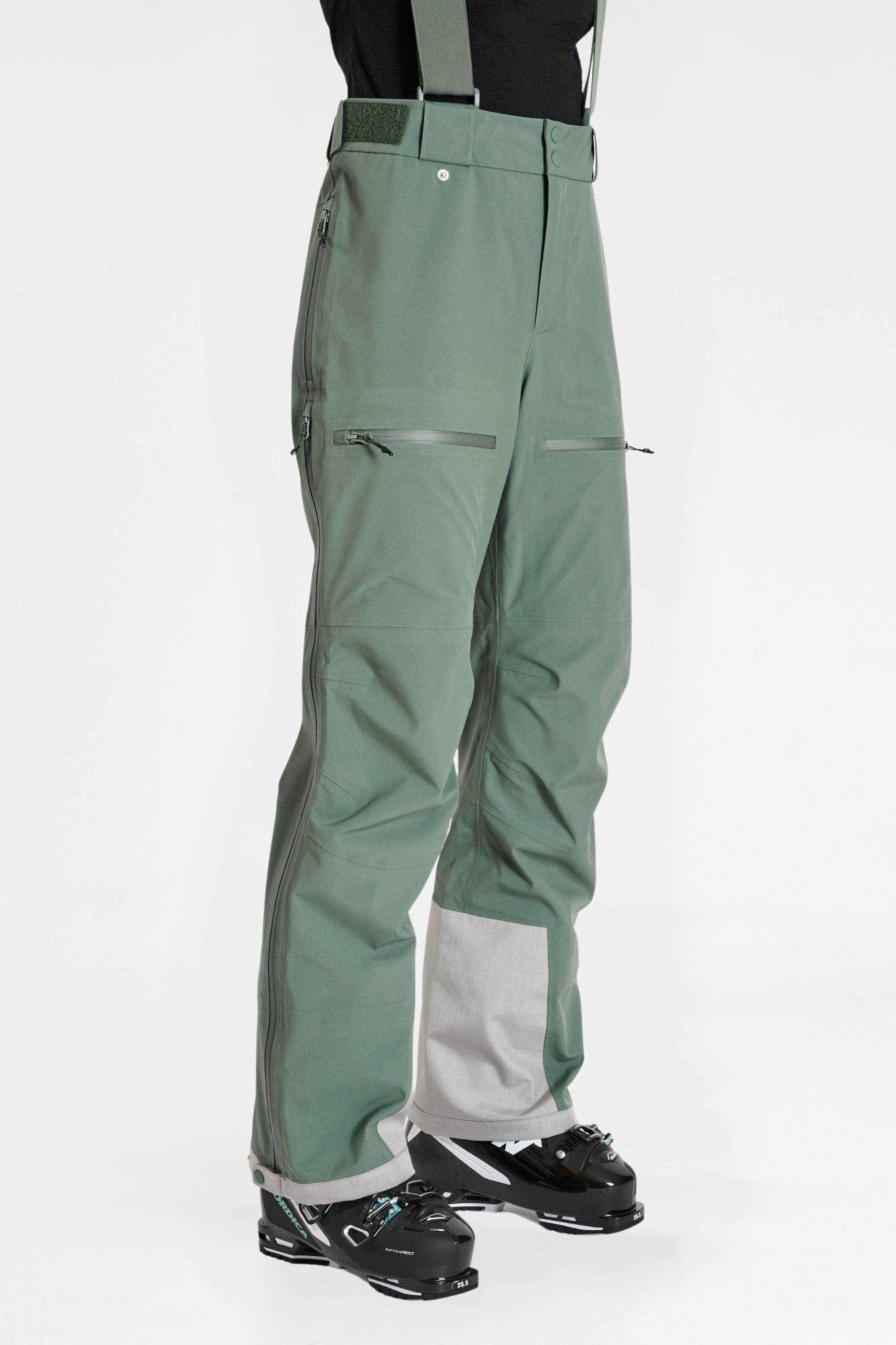 Gentian 3L Shellbroek - Duck Green - Dames