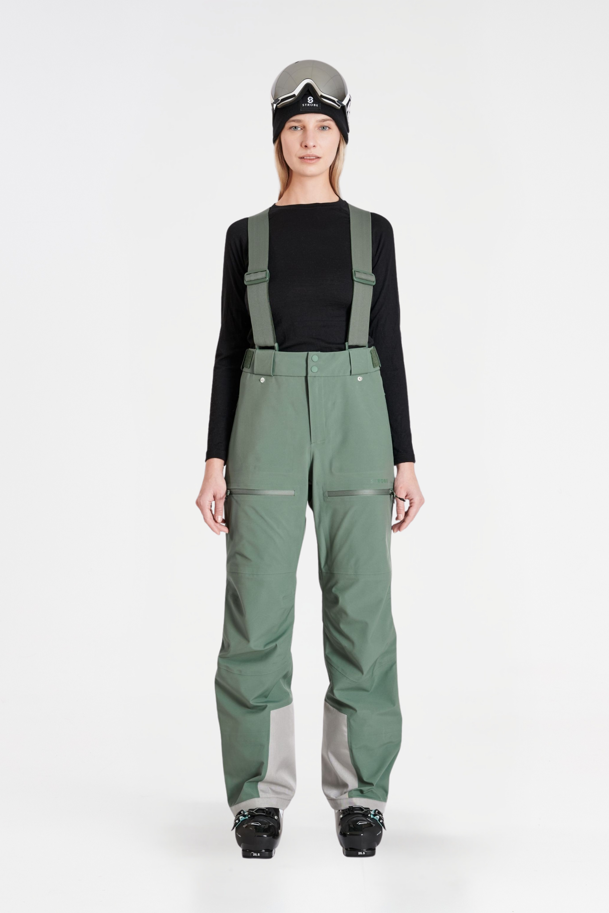 Gentian 3L Shellbroek - Duck Green - Dames