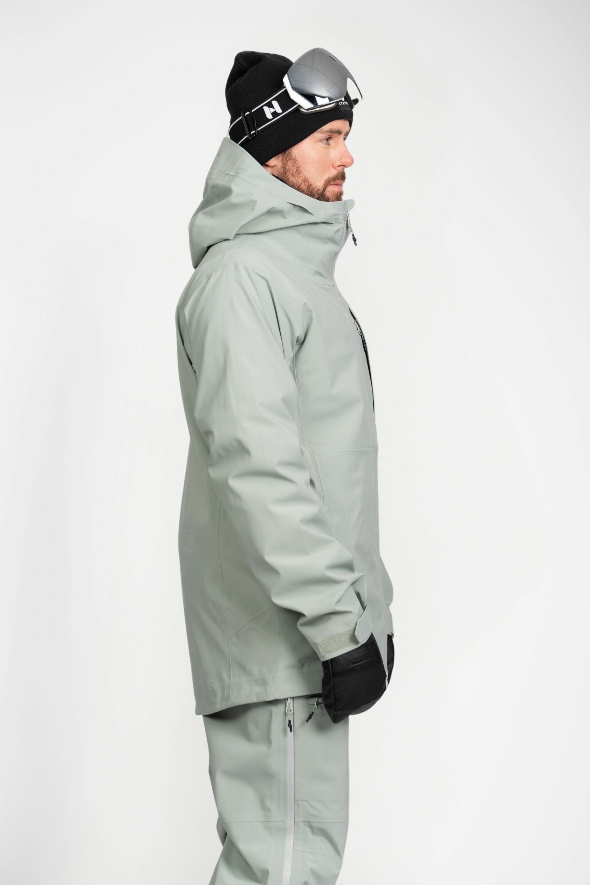 Gentian 3L Shell Jas - Sage Green - Heren
