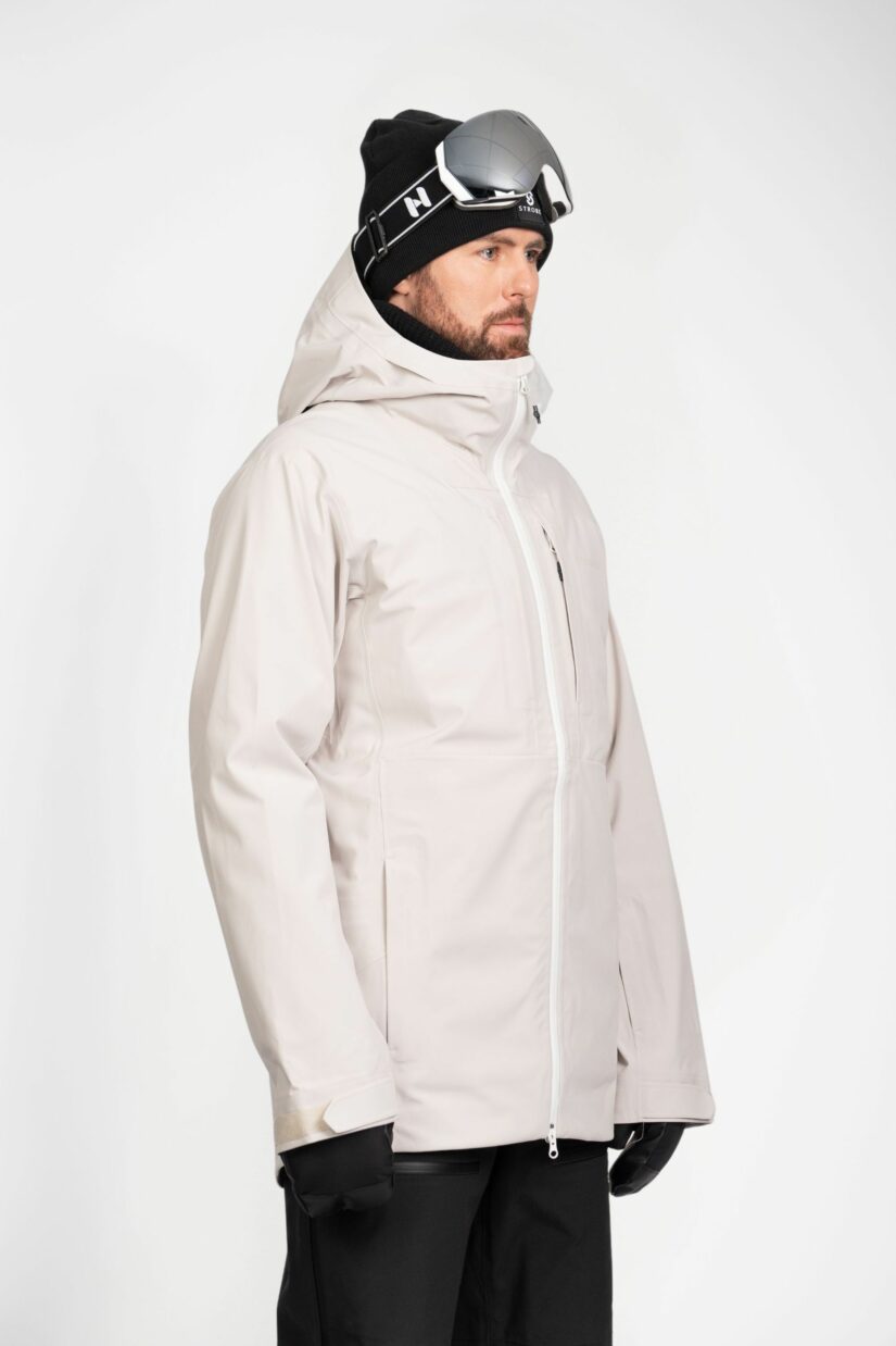 Gentian 3L Shell Jacket - Chalk Beige - Men's