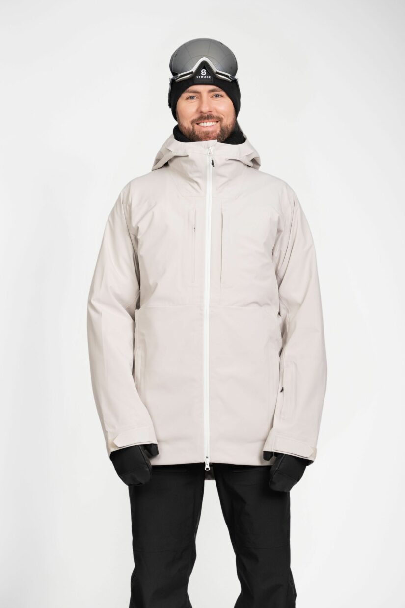 Gentian 3L Shell Jacket - Chalk Beige - Men's
