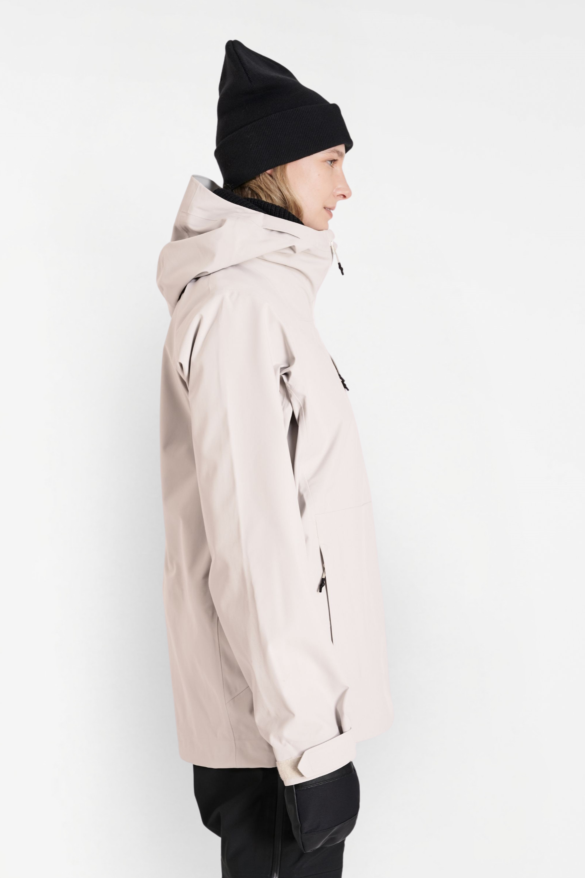 Gentian 3L Shell Jas - Chalk Beige - Dames