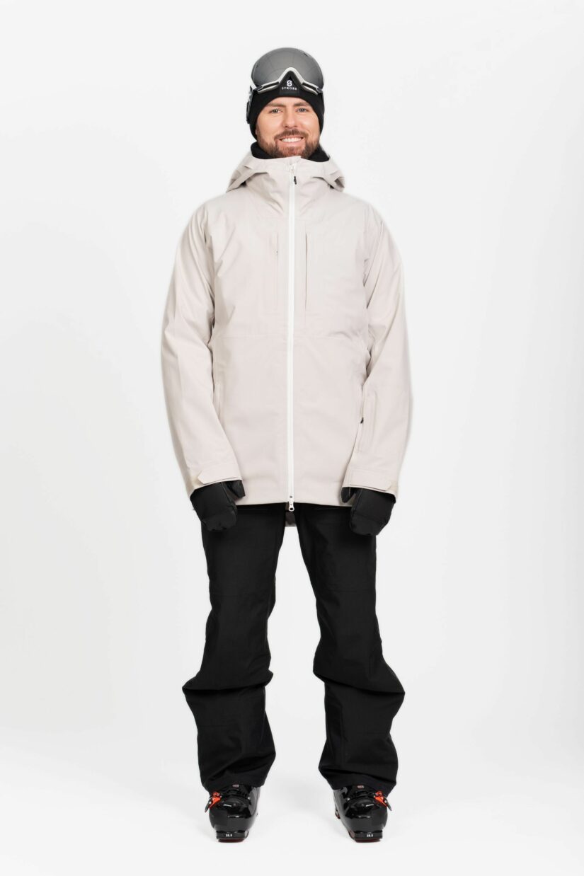 Gentian 3L Shell Jacket - Chalk Beige - Men's