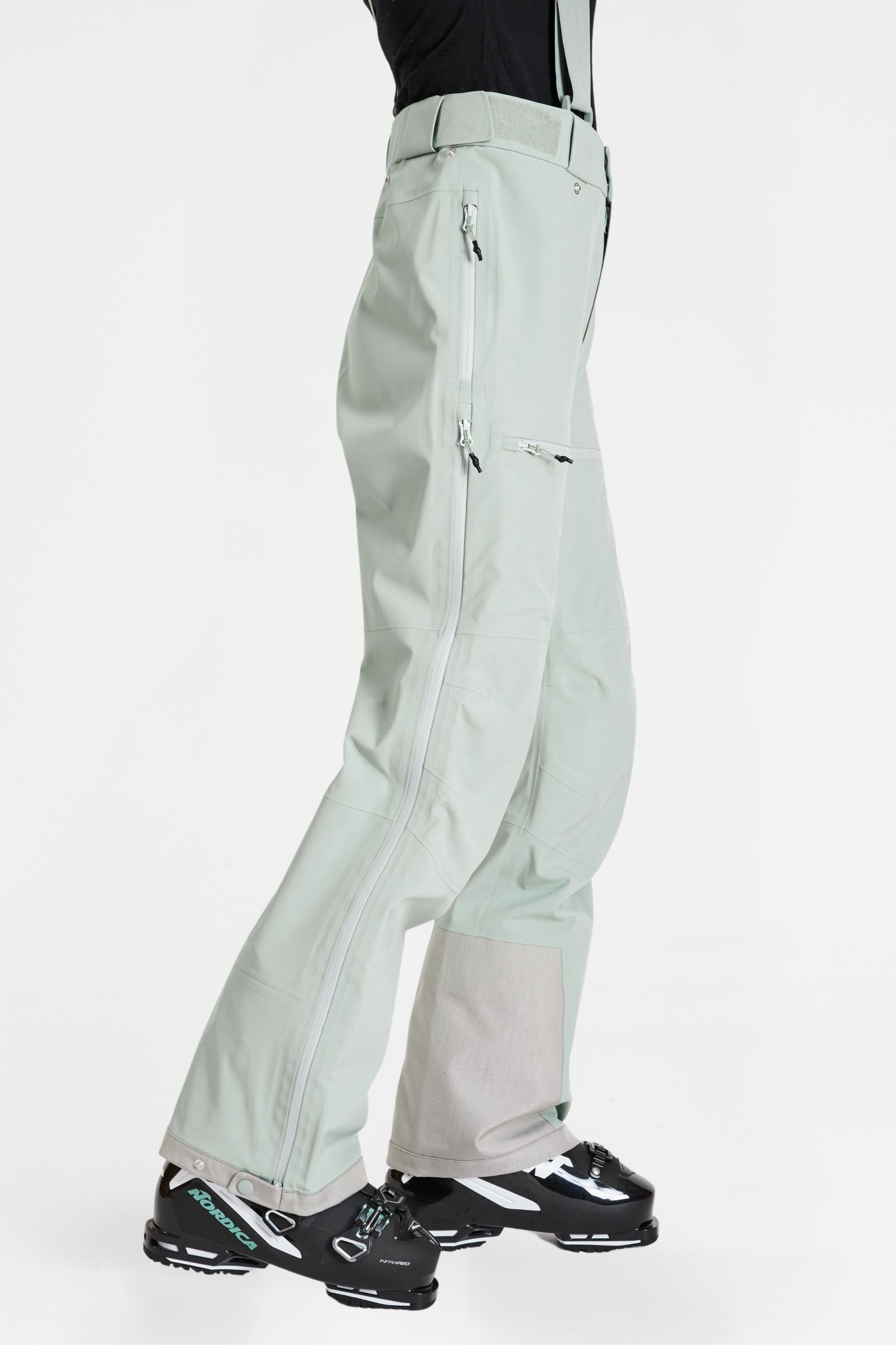 Gentian 3L Shellbroek - Sage Green - Dames