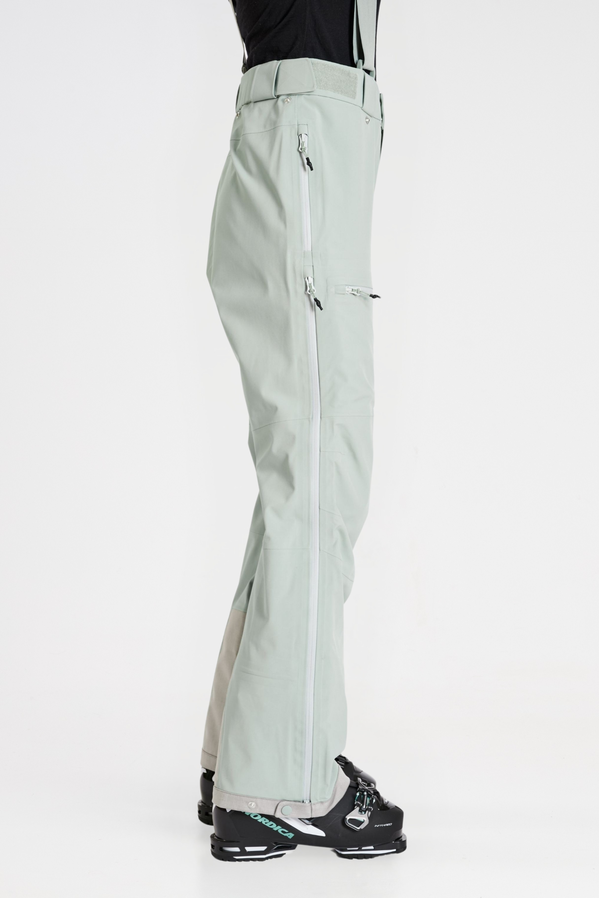 Gentian 3L Shellbroek - Sage Green - Dames