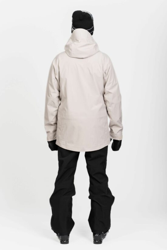 Gentian Kolmikerroksinen Kuoritakki - Chalk Beige - Miesten