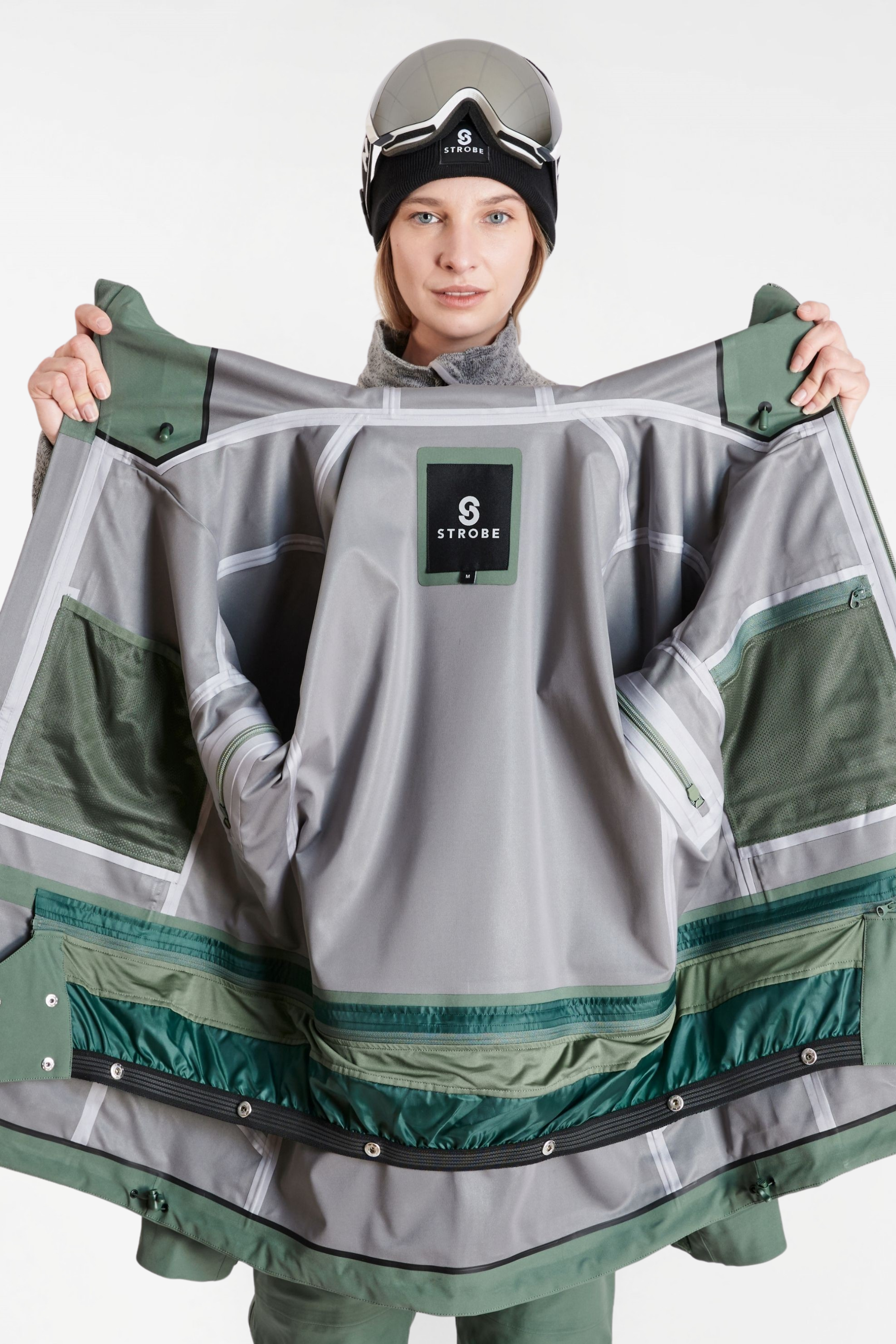Gentian 3L Shell Jas - Duck Green - Dames