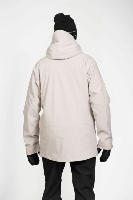 Gentian Kolmikerroksinen Kuoritakki - Chalk Beige - Miesten