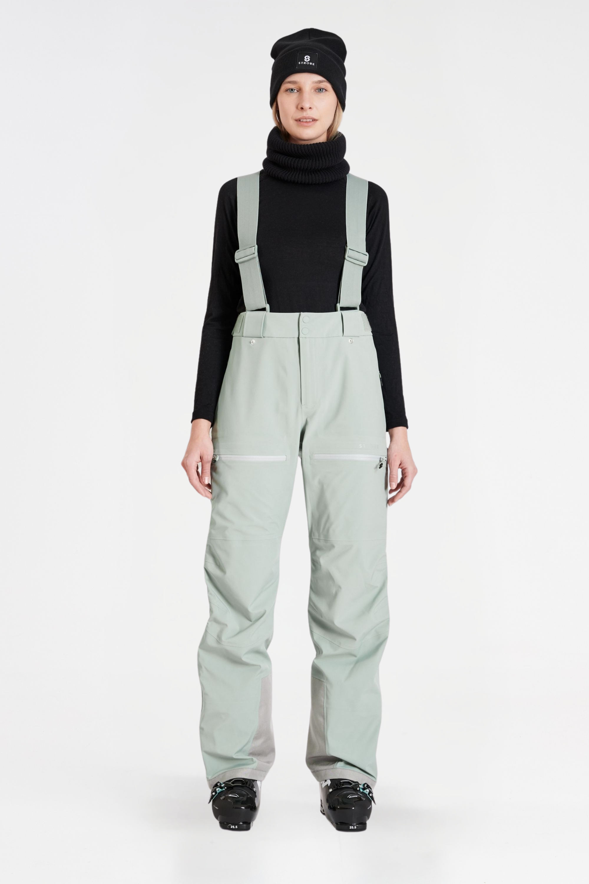 Gentian 3L Shellbroek - Sage Green - Dames