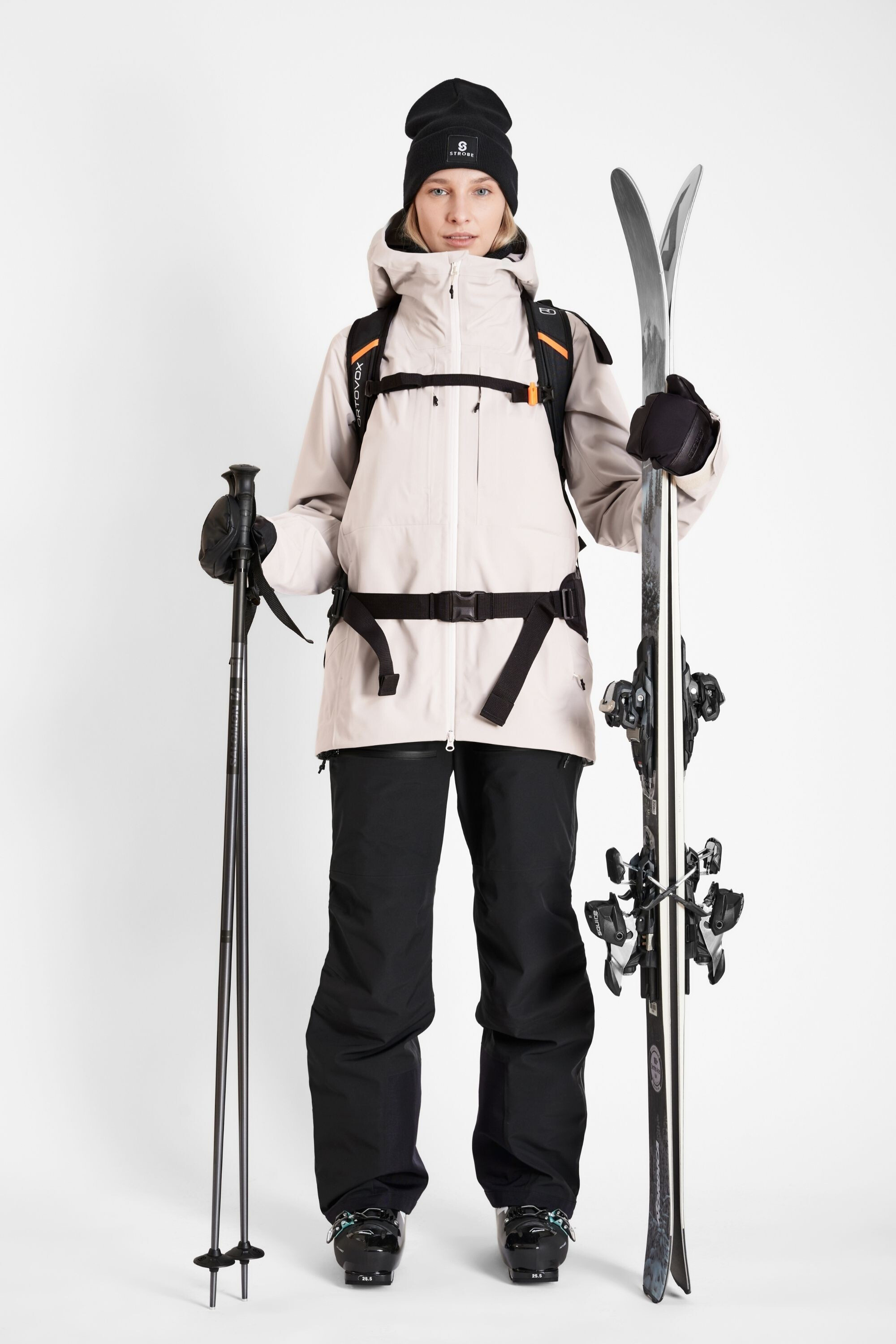 Gentian 3L Shell Jas - Chalk Beige - Dames