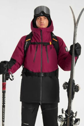 Lynx Chaqueta de esquí Burgundy - Hombre