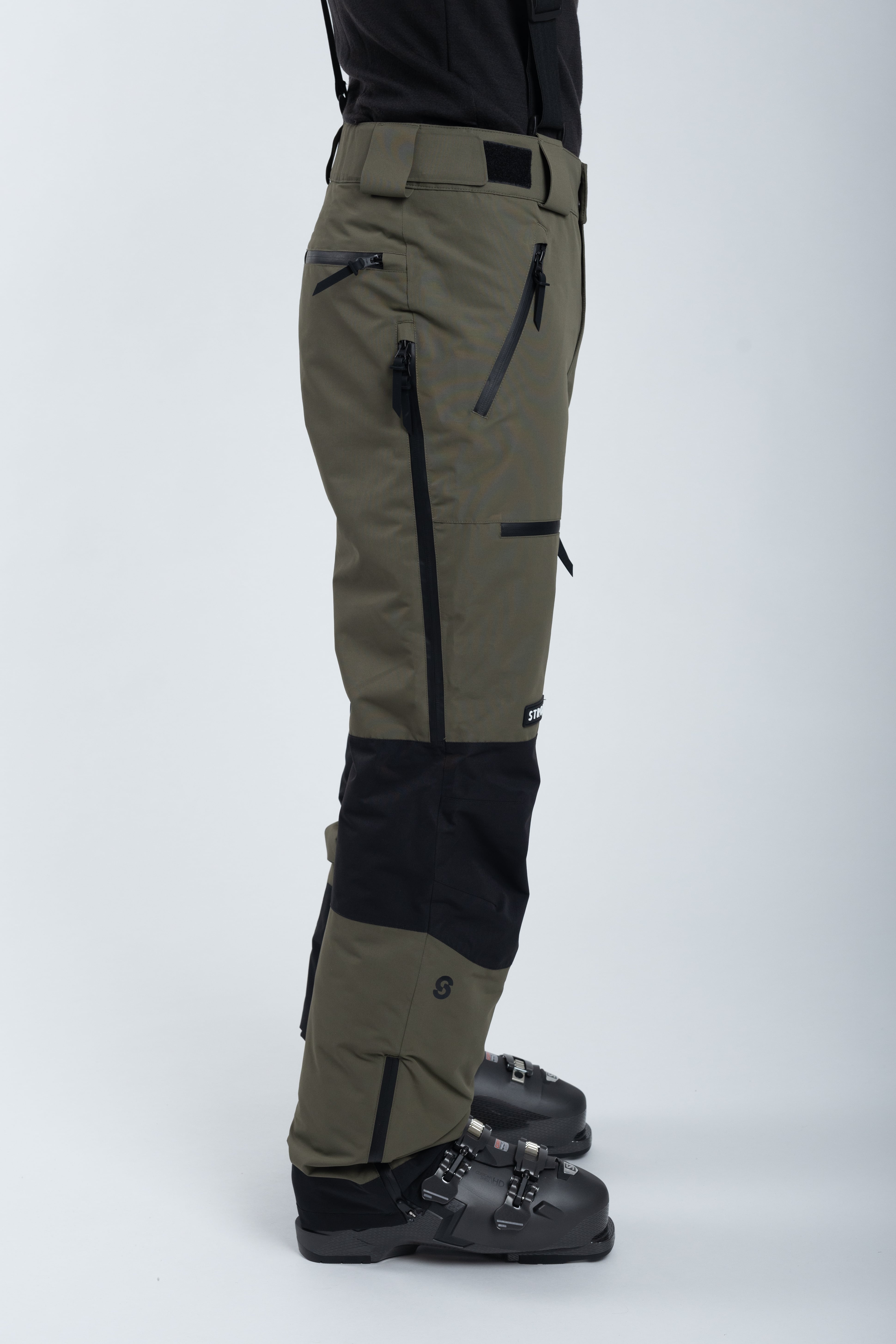 Renewed - Lynx Ski Pants Olive - Medium - Men's