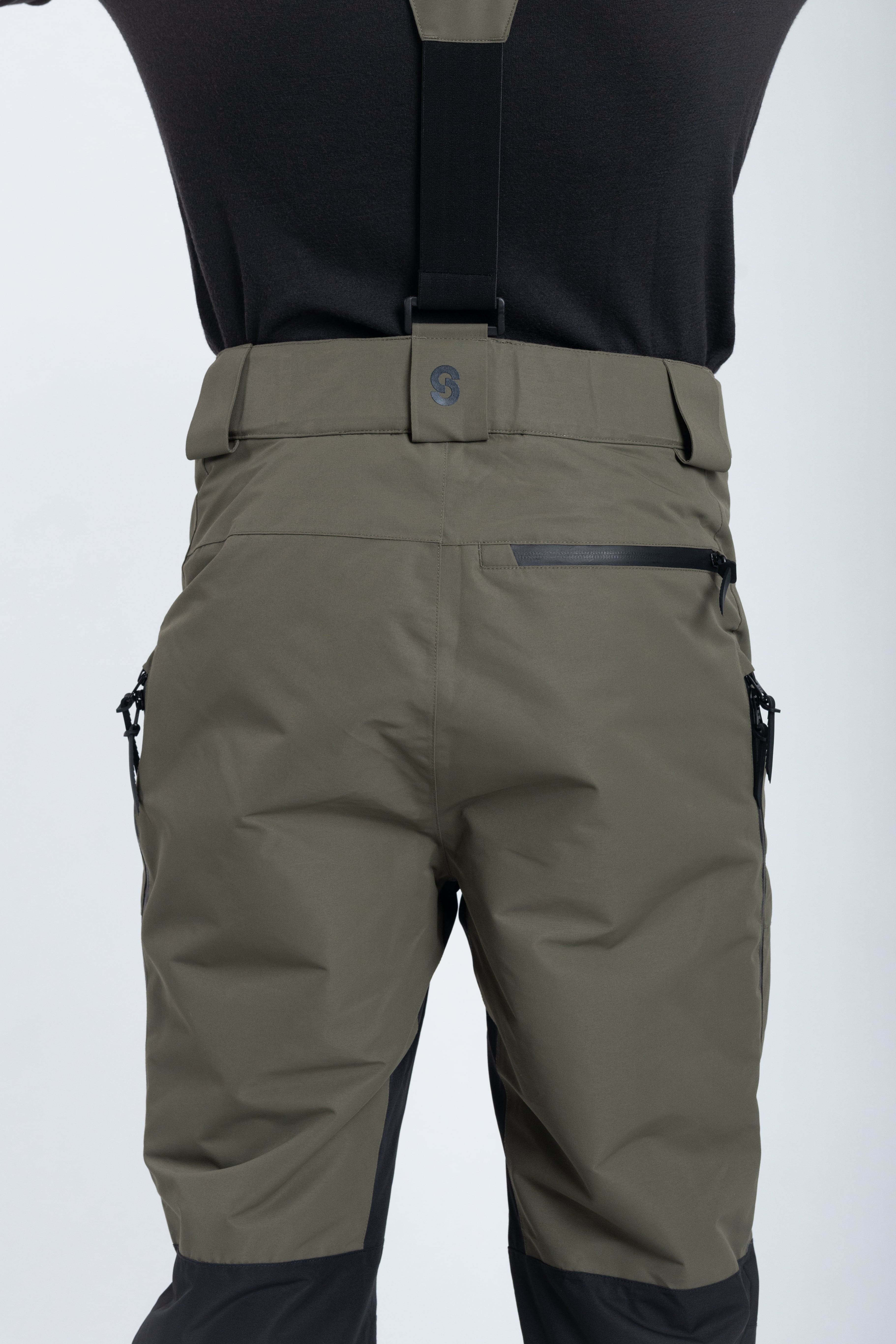 Renewed - Lynx Ski Pants Olive - Medium - Men's