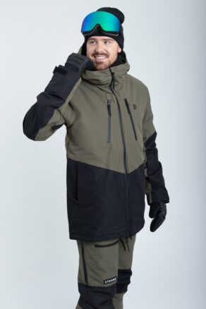 Renewed - Lynx Ski Jacket Olive Green - Medium - Men's