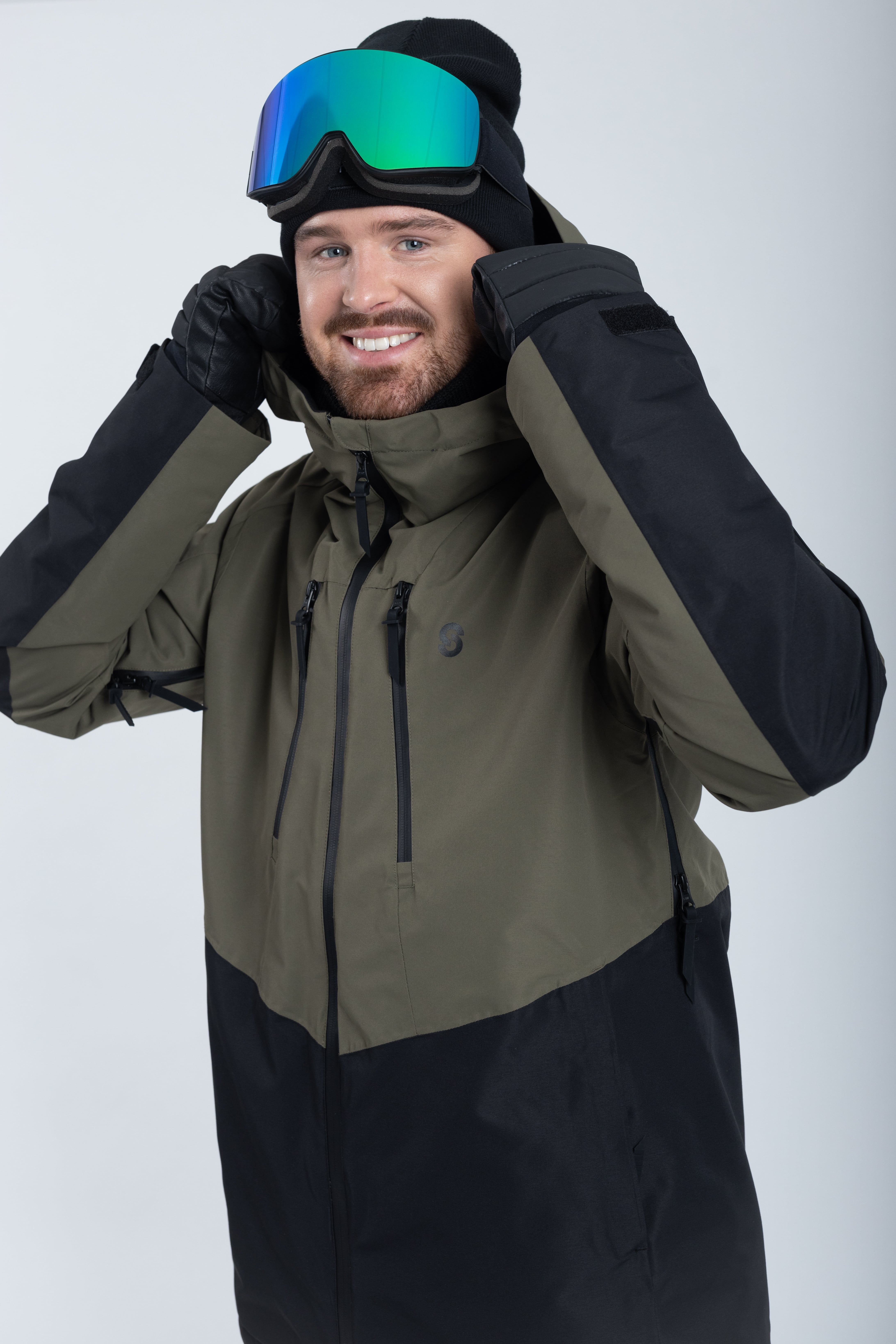 Renewed - Lynx Ski Jacket Olive Green - Medium - Men's