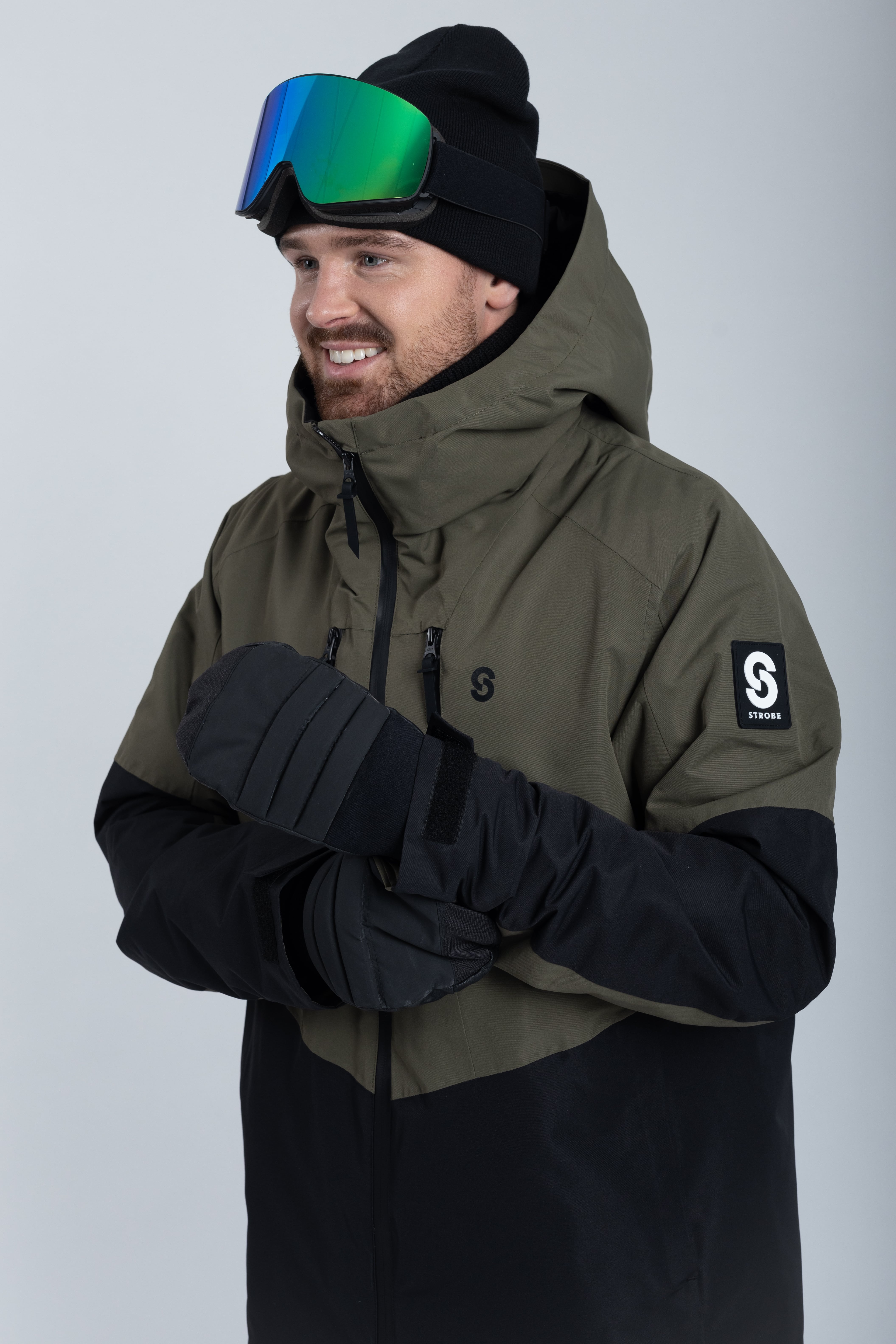 Renewed - Lynx Ski Jacket Olive Green - Medium - Men's
