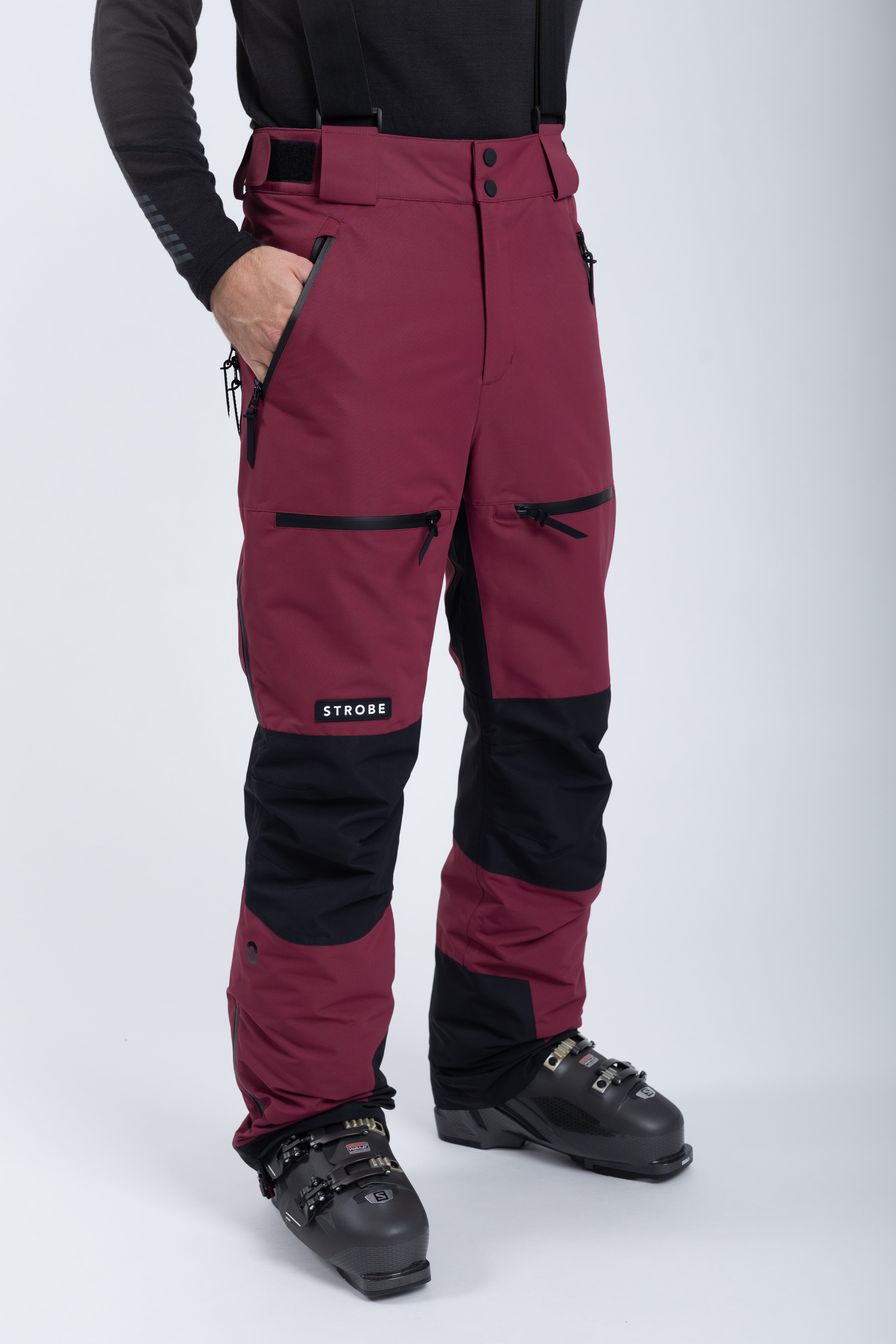 Lynx Skibroek Burgundy - Heren