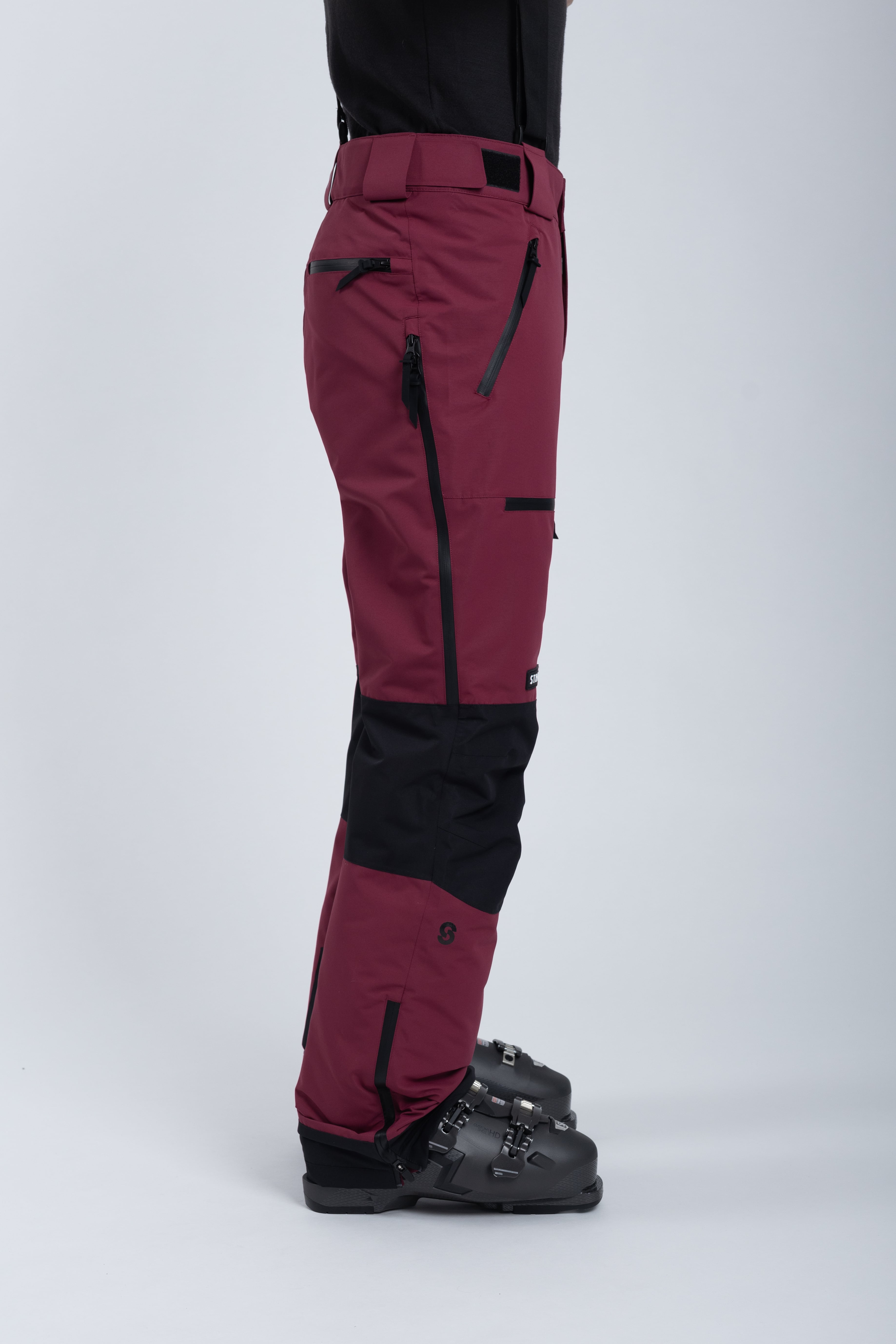 Lynx Skibroek Burgundy - Heren