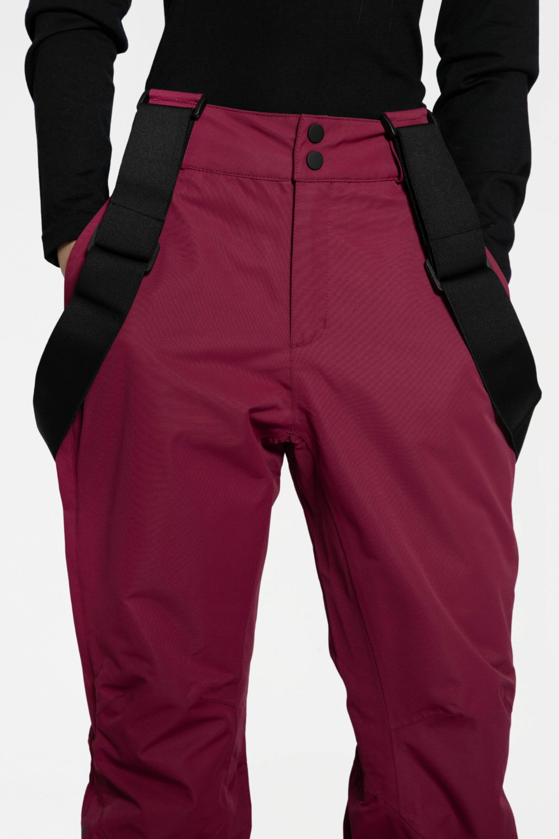 Terra Pantalones de esquí Burgundy - Mujer