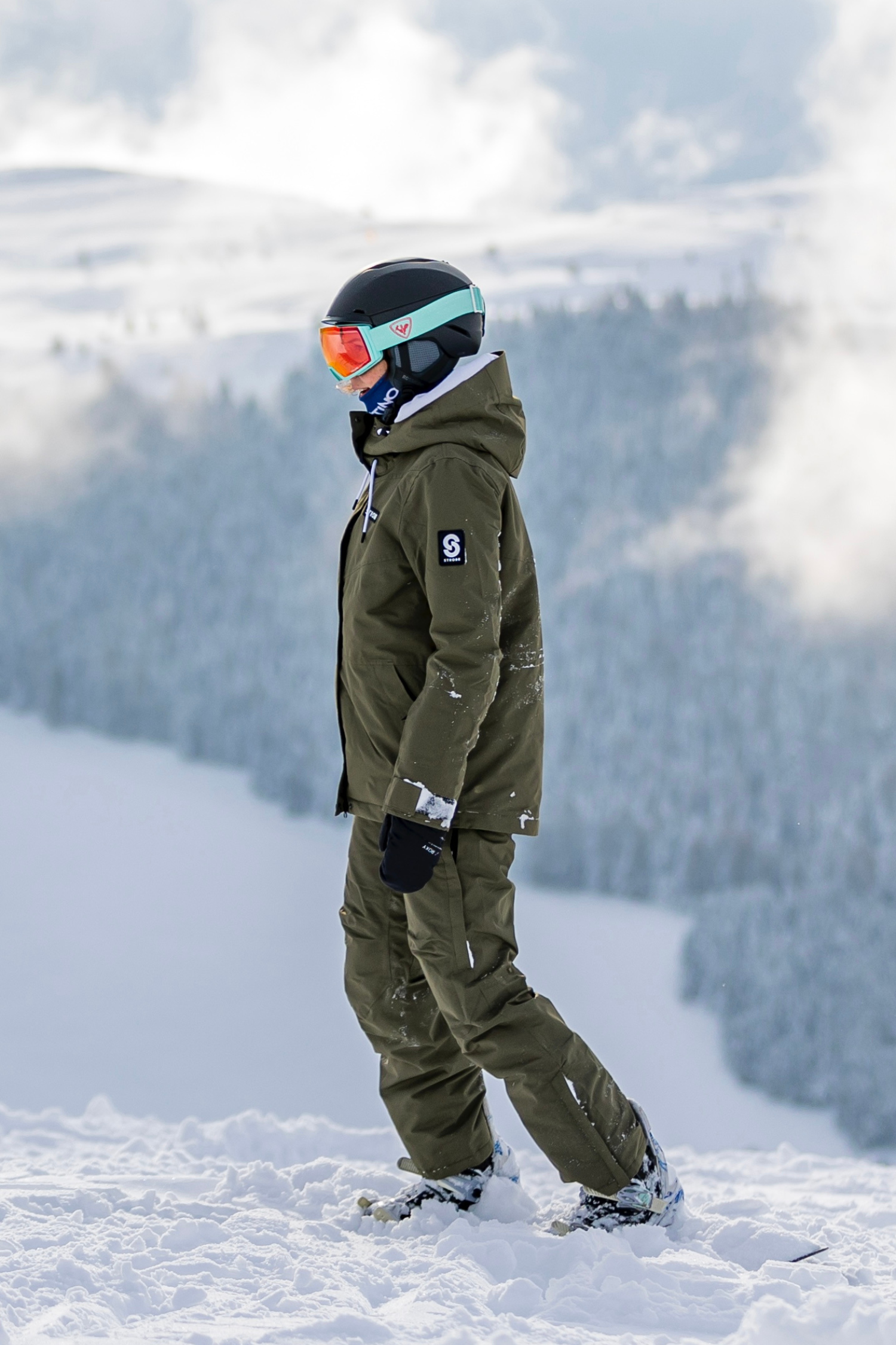 Terra Skibroek Olive Green - Dames