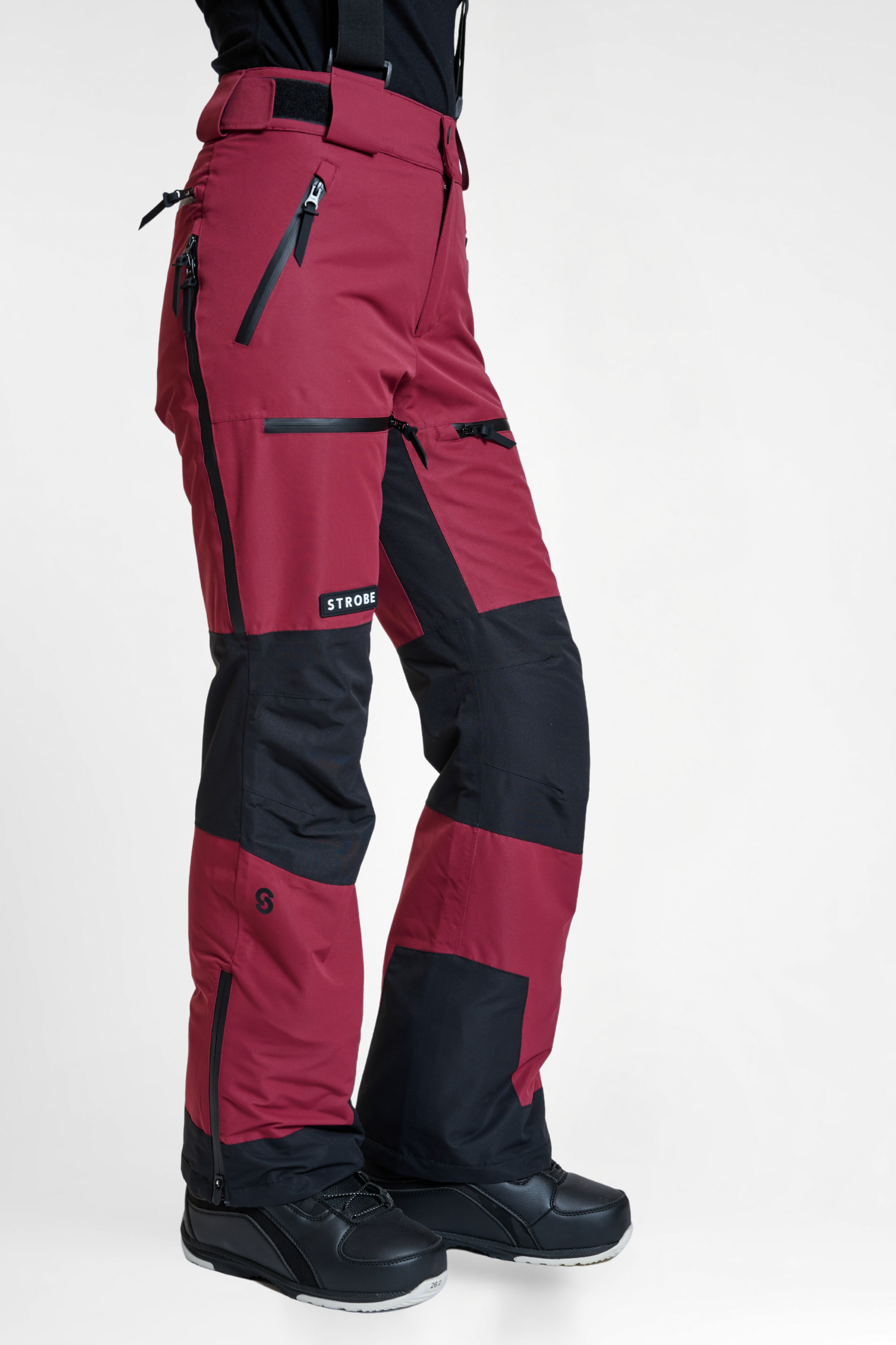 Lynx Skibroek Burgundy - Dames
