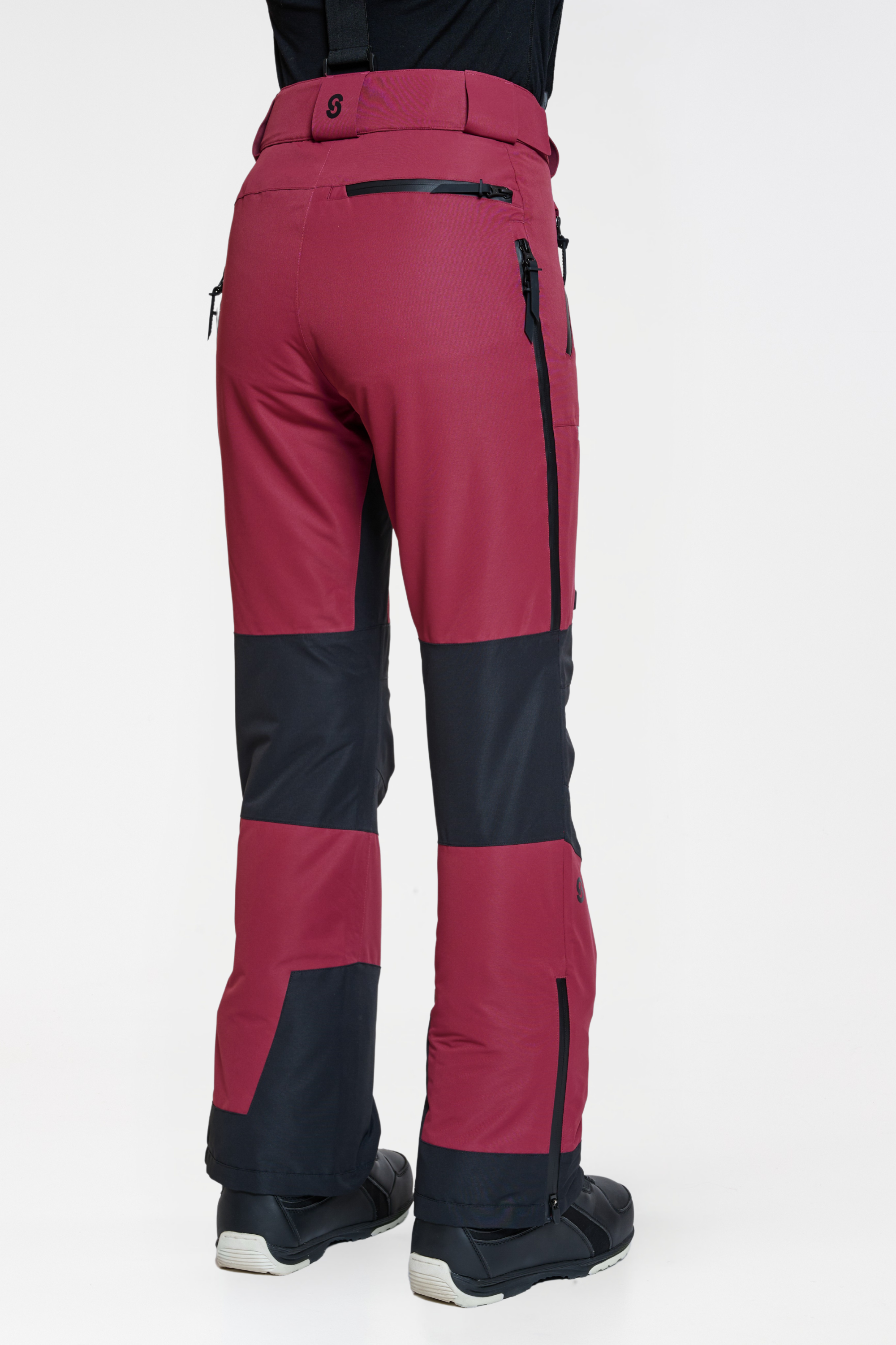 Lynx Skibroek Burgundy - Dames