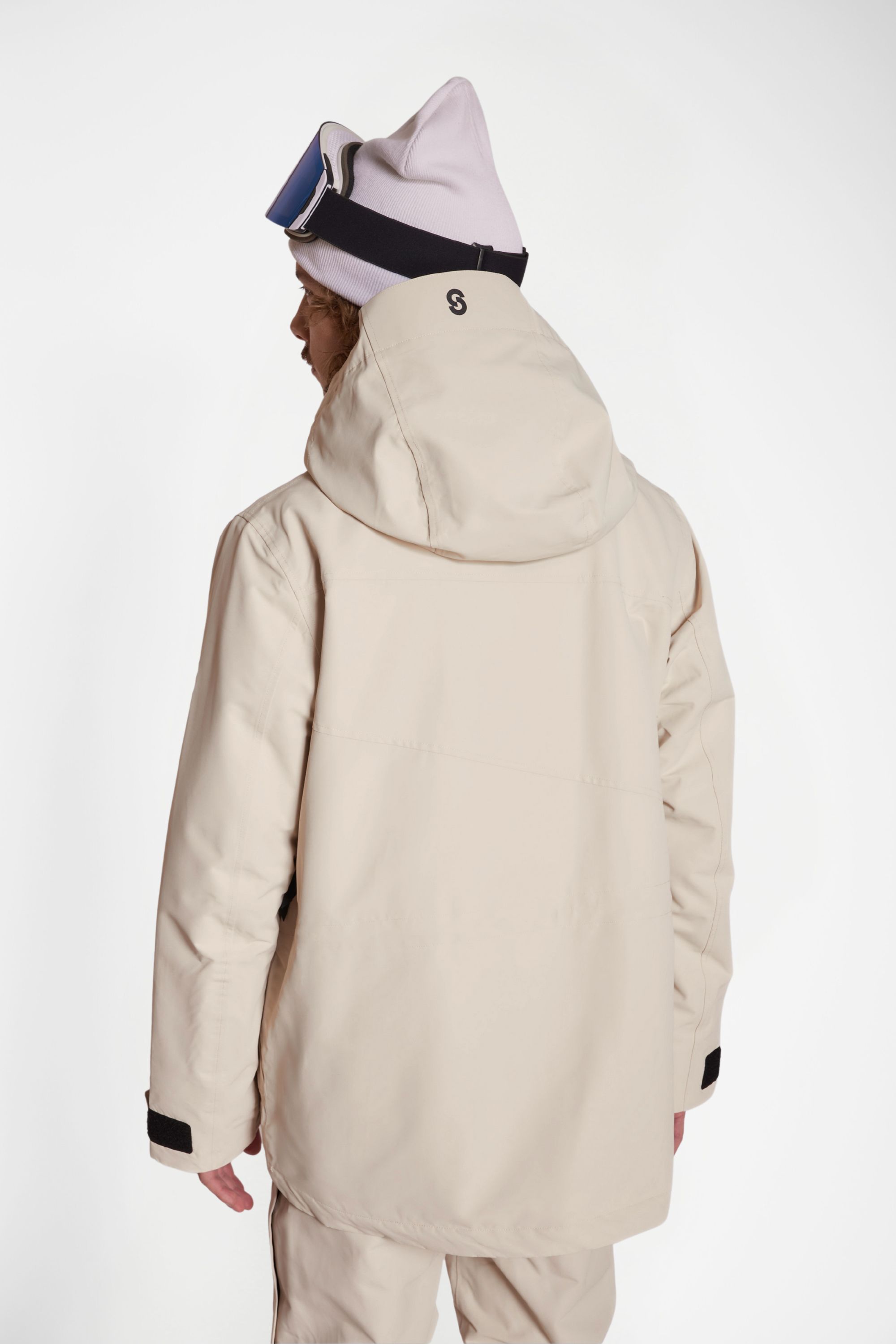 Aura Ski Jas Lt Beige - Heren