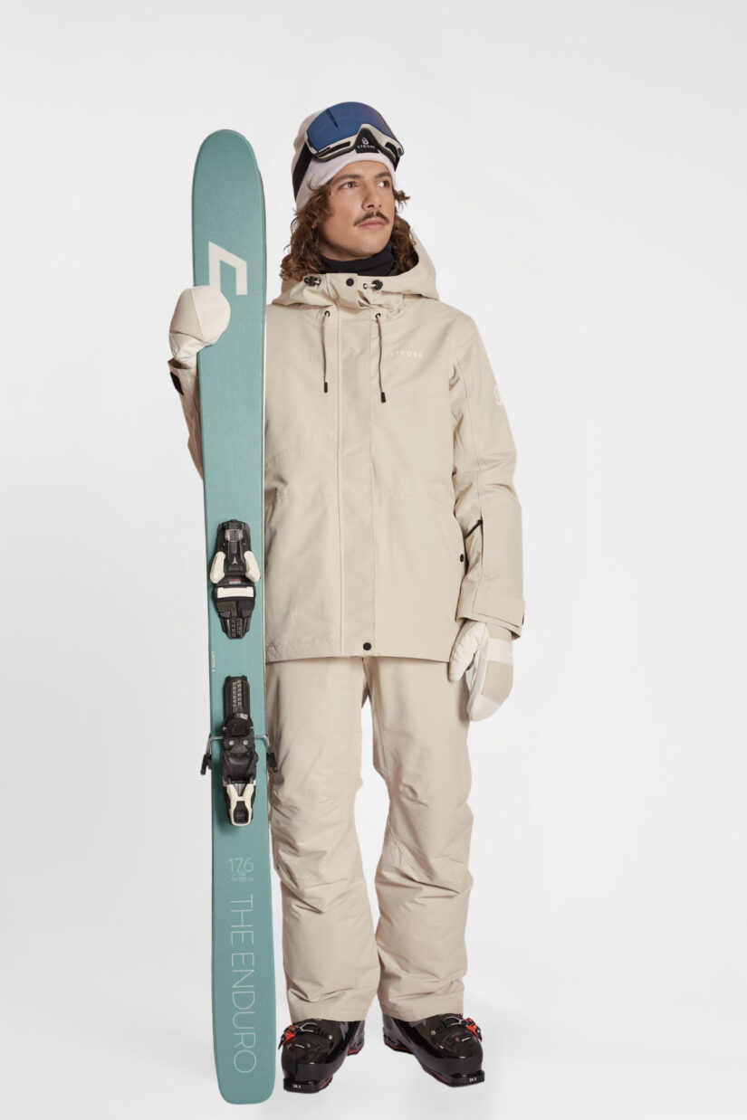 Aura Ski Jacket Lt Beige - Men's