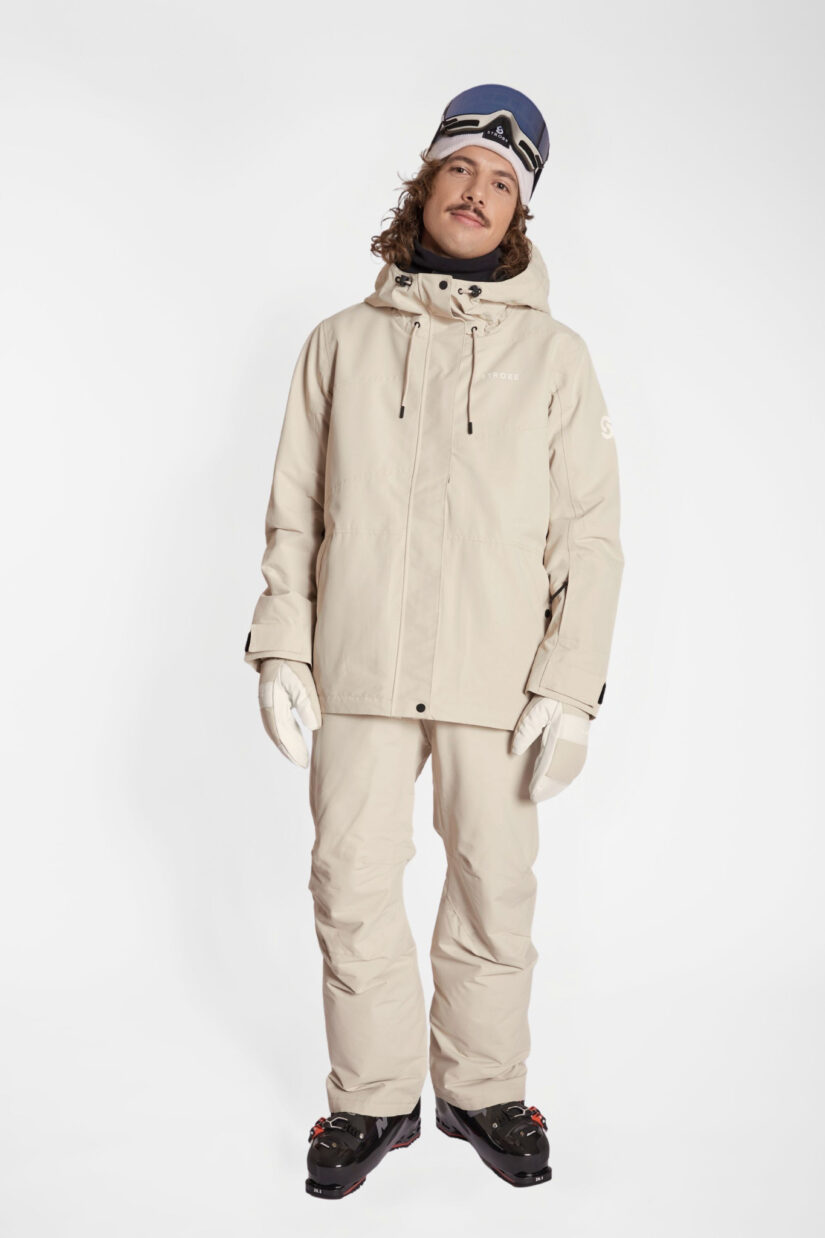 Aura Ski Jacket Lt Beige - Men's