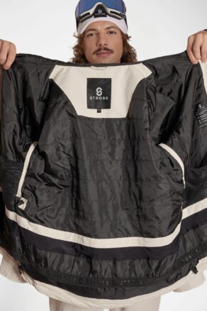 Aura Chaqueta de esquí Lt Beige - Hombre