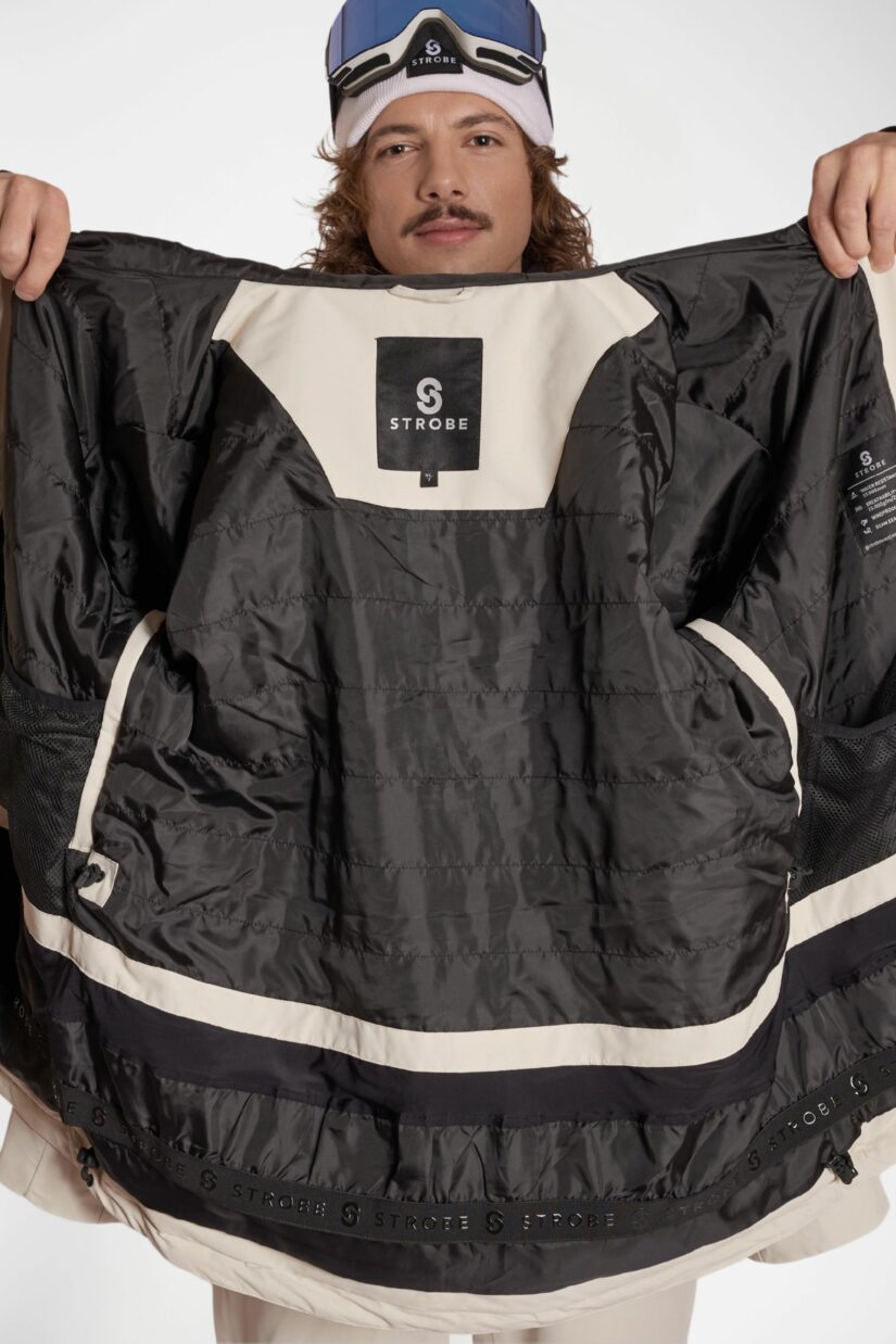 Aura Ski Jacket Lt Beige - Men's