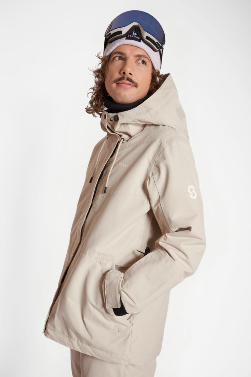 Aura Ski Jacket Lt Beige - Men's