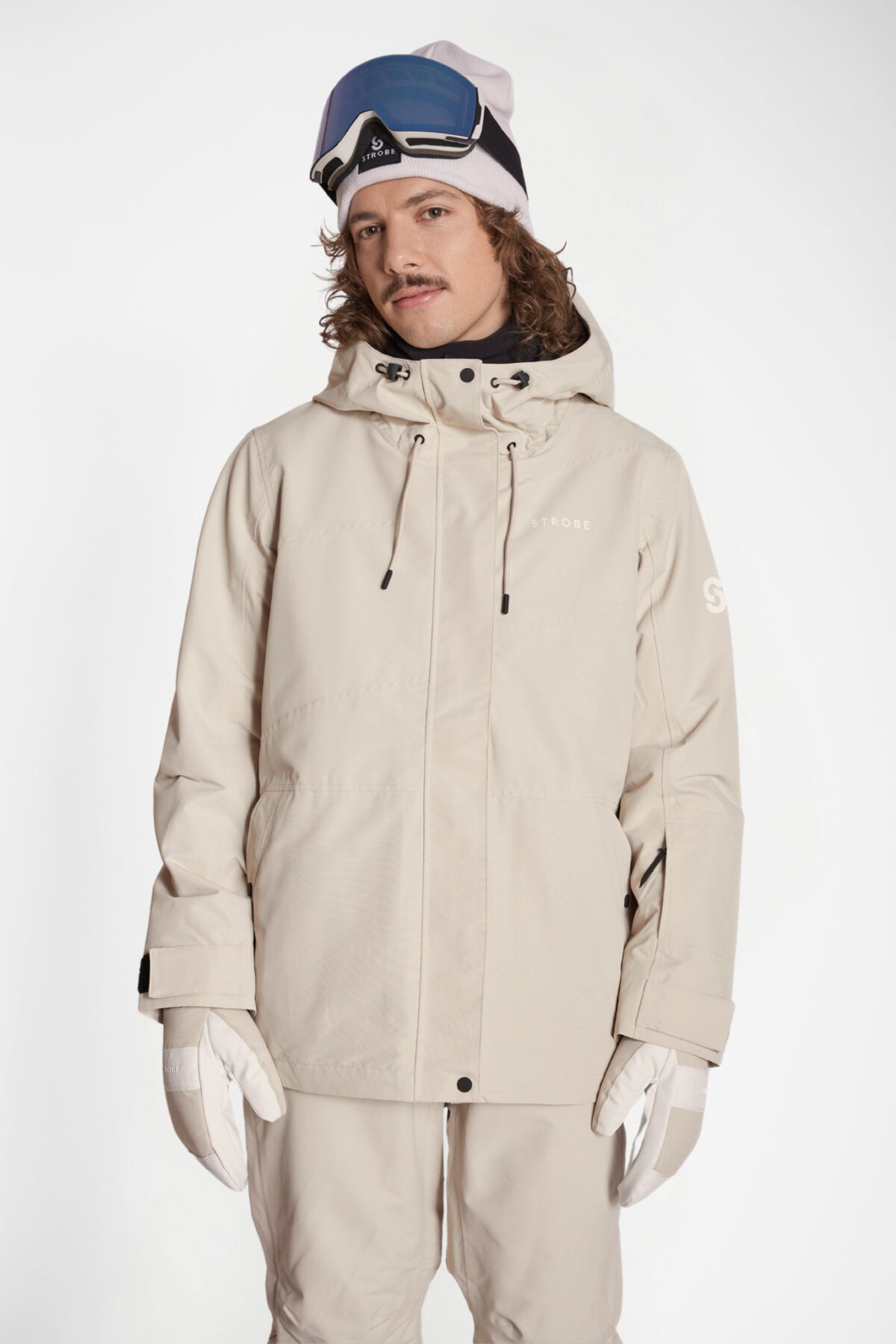 Aura Ski Jacket Lt Beige - Men's
