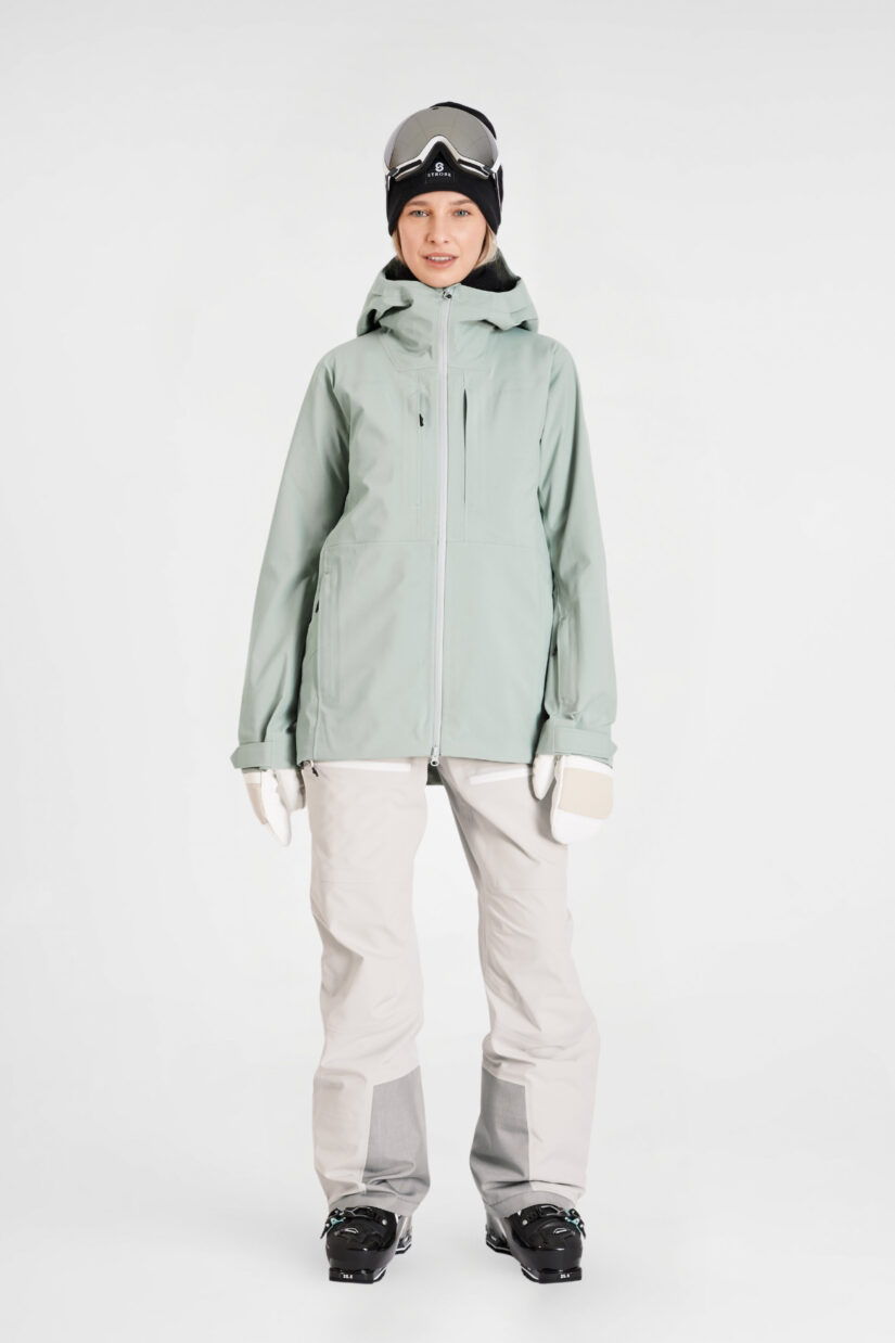 Gentian 3L Shell Jacket - Sage Green - Women's