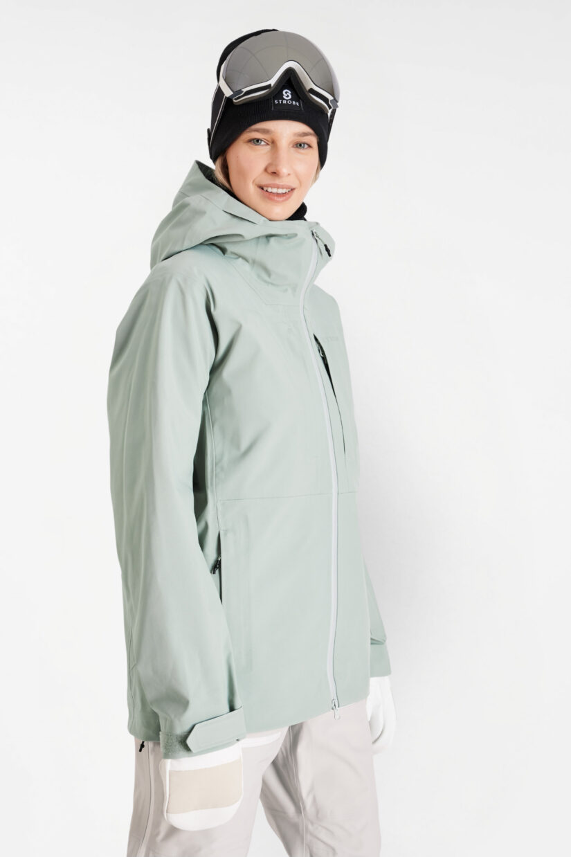 Gentian 3L Shell Jacket - Sage Green - Women's
