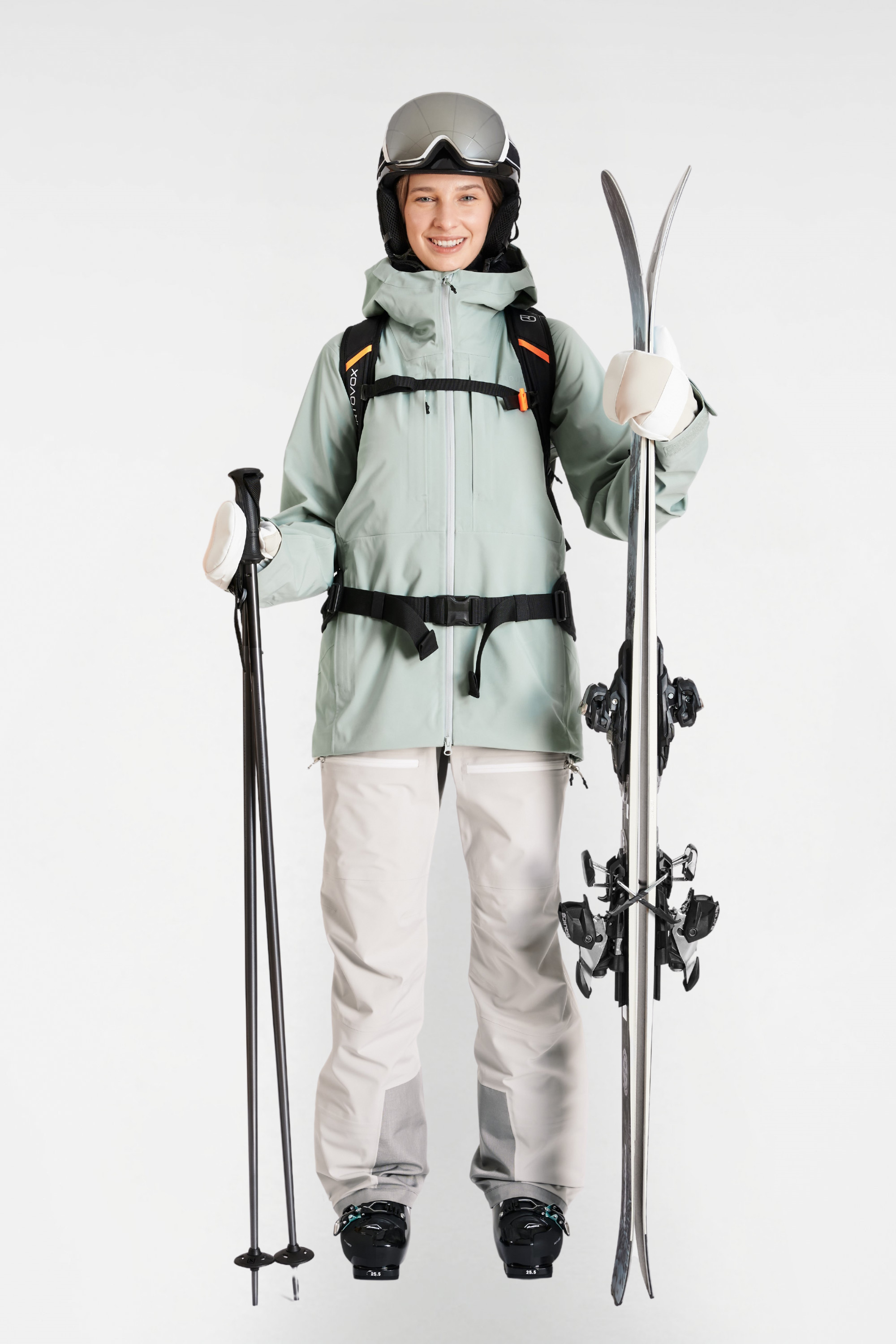 Gentian 3L Shell Jacket - Sage Green - Women's