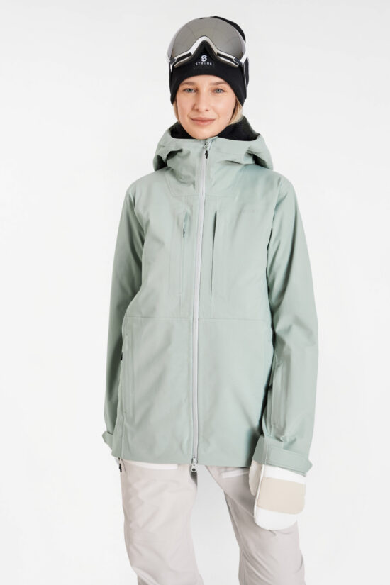 Gentian 3L Shell Jacket - Sage Green - Women's