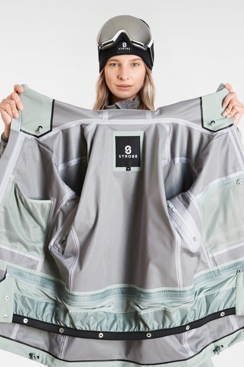Gentian 3L Shell Jacket - Sage Green - Women's