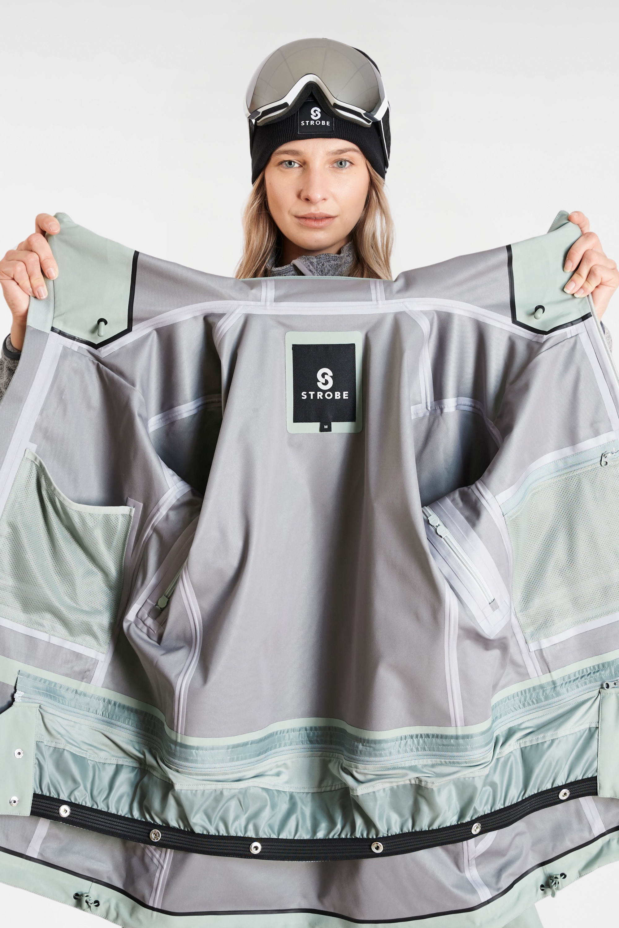 Gentian 3L Shell Jacket - Sage Green - Women's