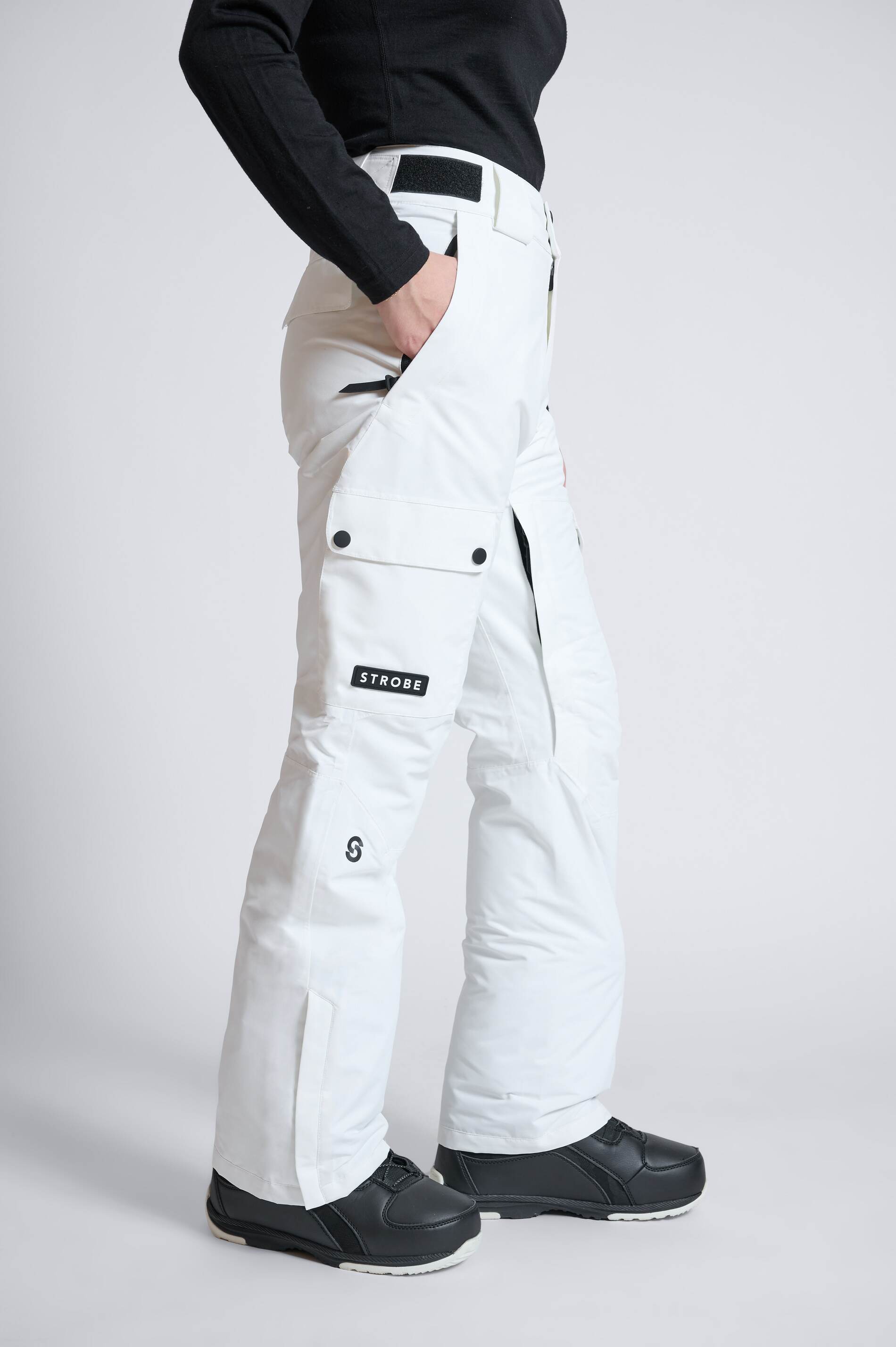 Renewed - Quest Cargo Ski Pants White - XS - Women's