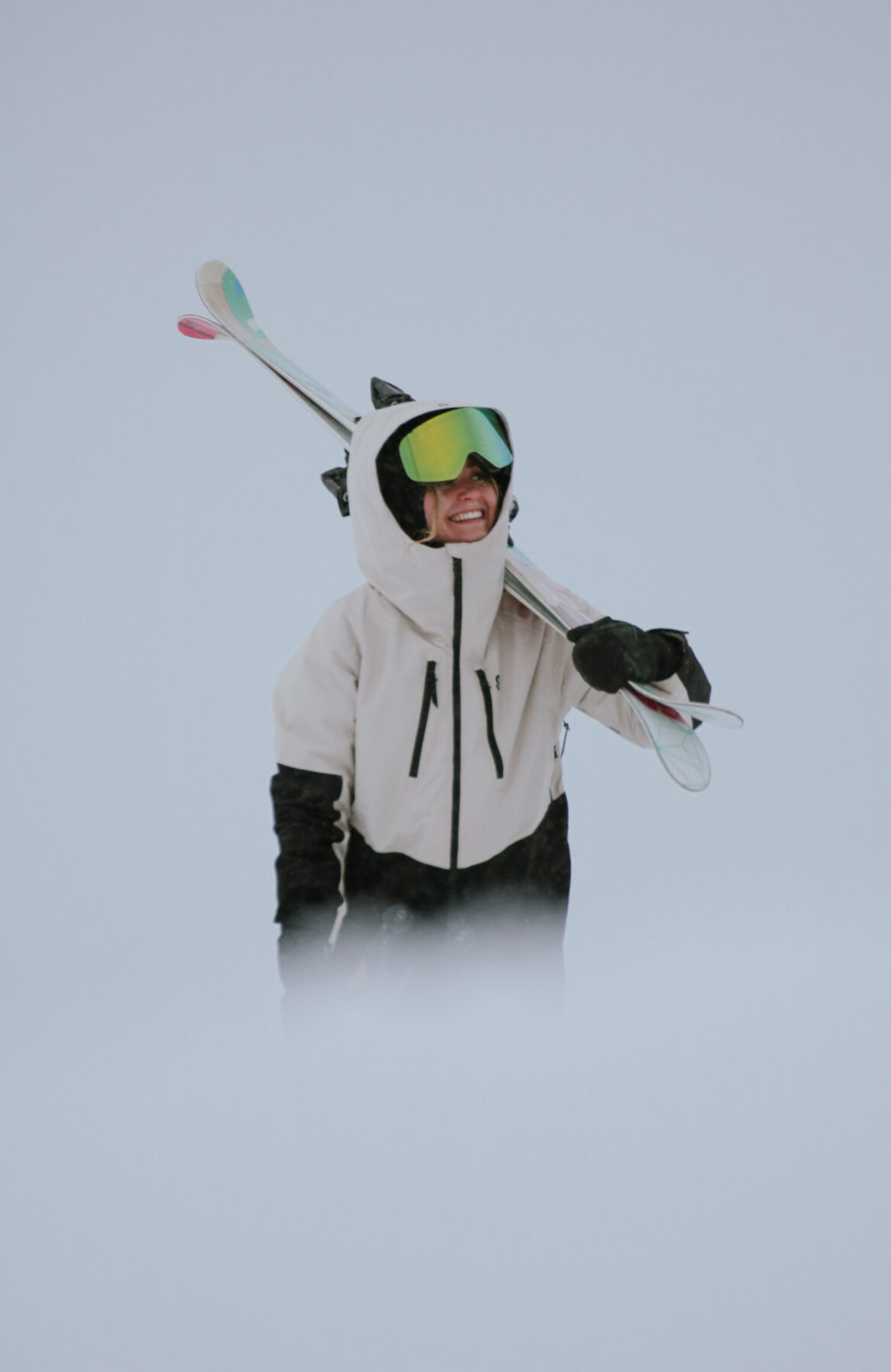 Renewed - Lynx Ski Jacket Lt Beige - Large - Women's