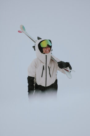 Renewed - Lynx Ski Jacket Lt Beige - Large - Women's