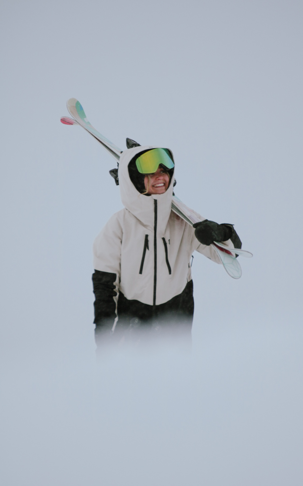 Renewed - Lynx Ski Jacket Lt Beige - Medium - Women's